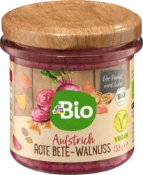 dmBio Brotaufstrich, Streichcreme Rote Bete-Walnuss