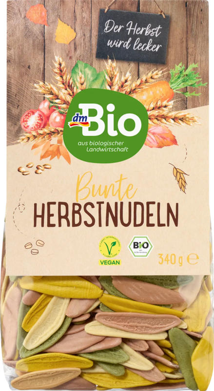 dmBio Bunte Herbstnudeln