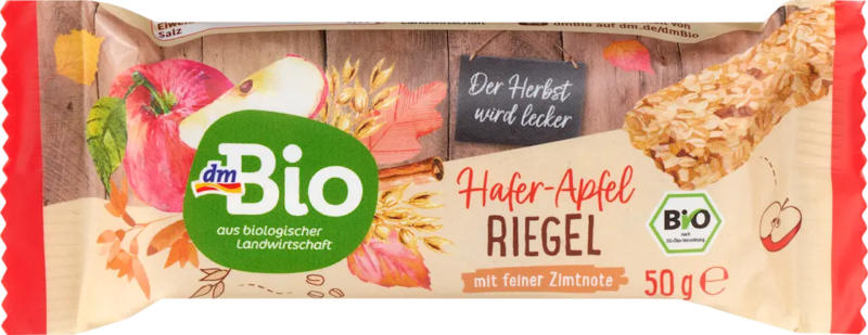 dmBio Haferriegel Apfel-Zimt