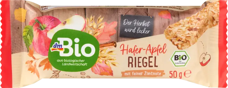 dmBio Haferriegel Apfel-Zimt