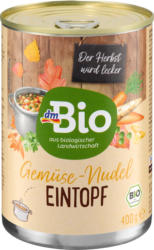 dmBio Eintopf, Nudeln mit Gemüse