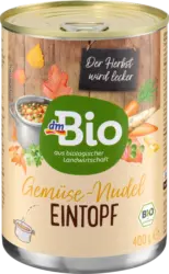 dmBio Eintopf, Nudeln mit Gemüse