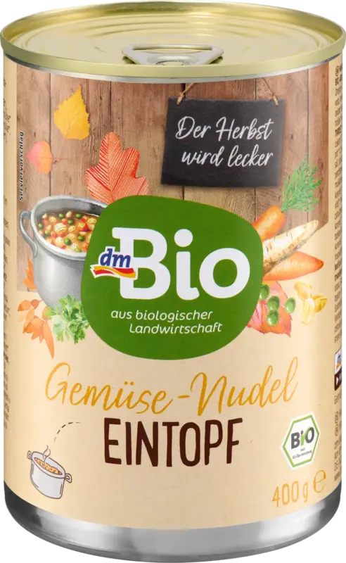 dmBio Eintopf, Nudeln mit Gemüse