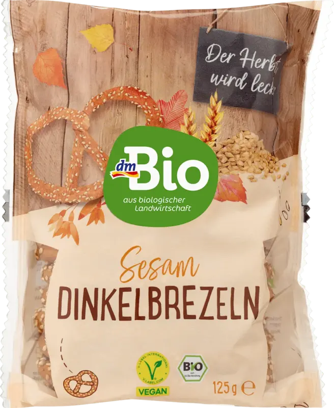 dmBio Brezeln, Dinkel mit Sesam