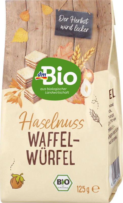 dmBio Waffel Würfel Haselnuss