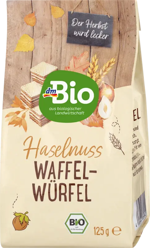 dmBio Waffel Würfel Haselnuss