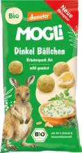 dm drogerie markt MOGLi Kindersnack Dinkelb&auml;llchen Kr&auml;uterquark