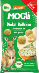 MOGLi Kindersnack Dinkel Bällchen Kräuterquark Art ab 3 Jahren
