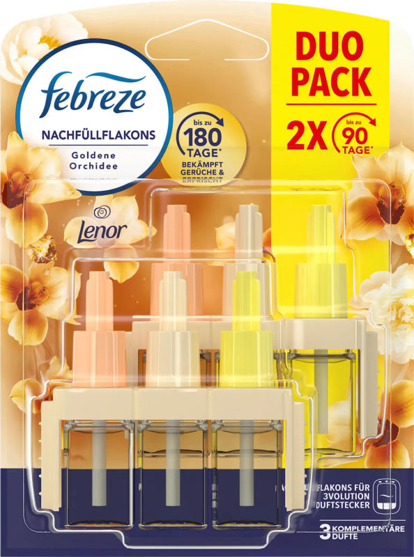 Febreze Lufterfrischer 3Volution Orchidee Nachfüllpack DUO, ( 2x 20ml )