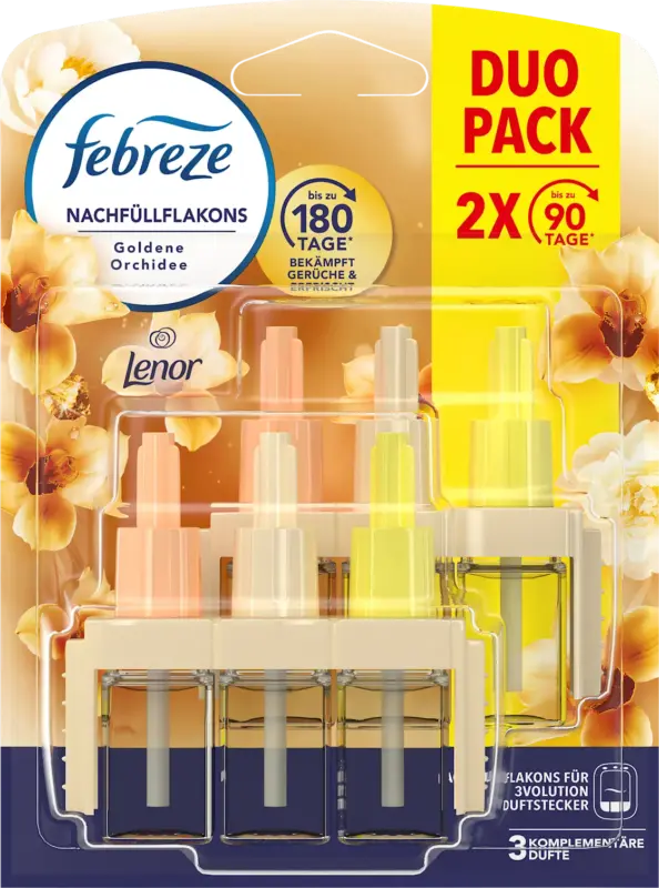 Febreze Lufterfrischer 3Volution Orchidee Nachfüllpack DUO, ( 2x 20ml )