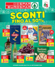 Sconti fino al 50%
