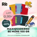 Re Mercato Lucrezia Maxiquaderno be more 100Gr - al 15.09.2025