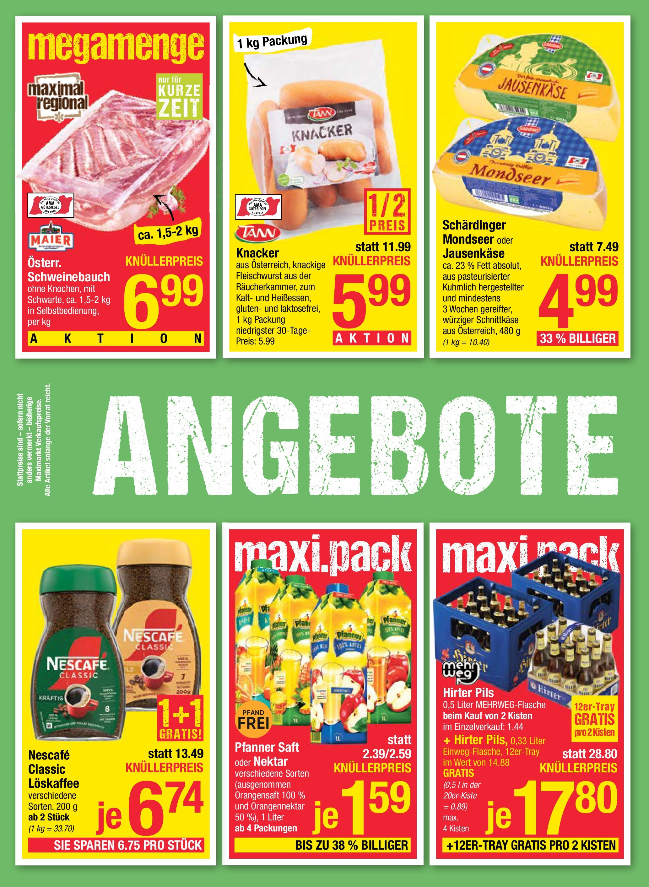 Maximarkt Anif, Vöcklabruck von 15.09.2025 - Aktuelle Angebote | Seite: 2 | Produkte: Saft