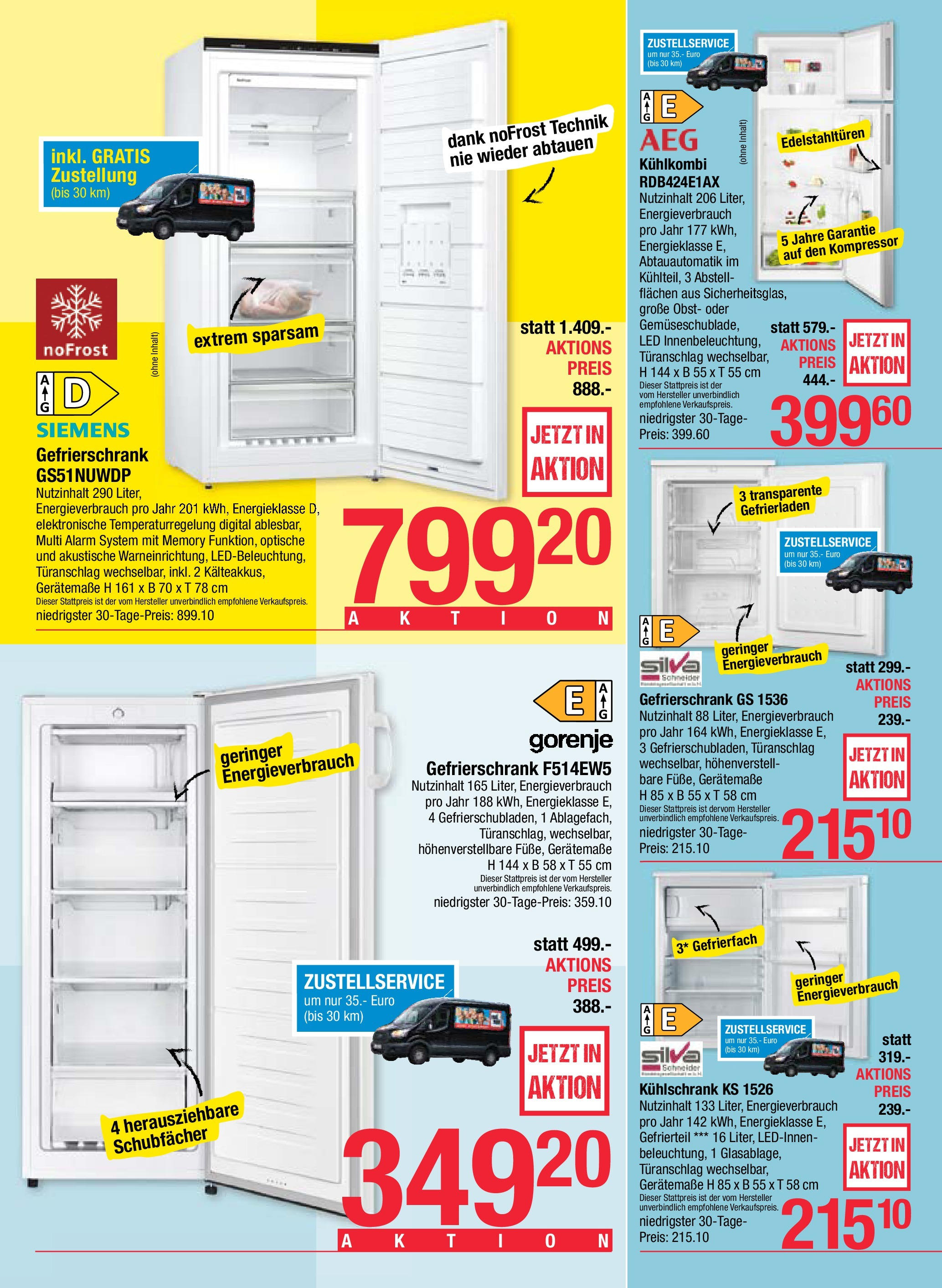 Maximarkt Anif, Vöcklabruck von 15.09.2025 - Aktuelle Angebote | Seite: 19 | Produkte: Obst, Kühlschrank, Gefrierschrank