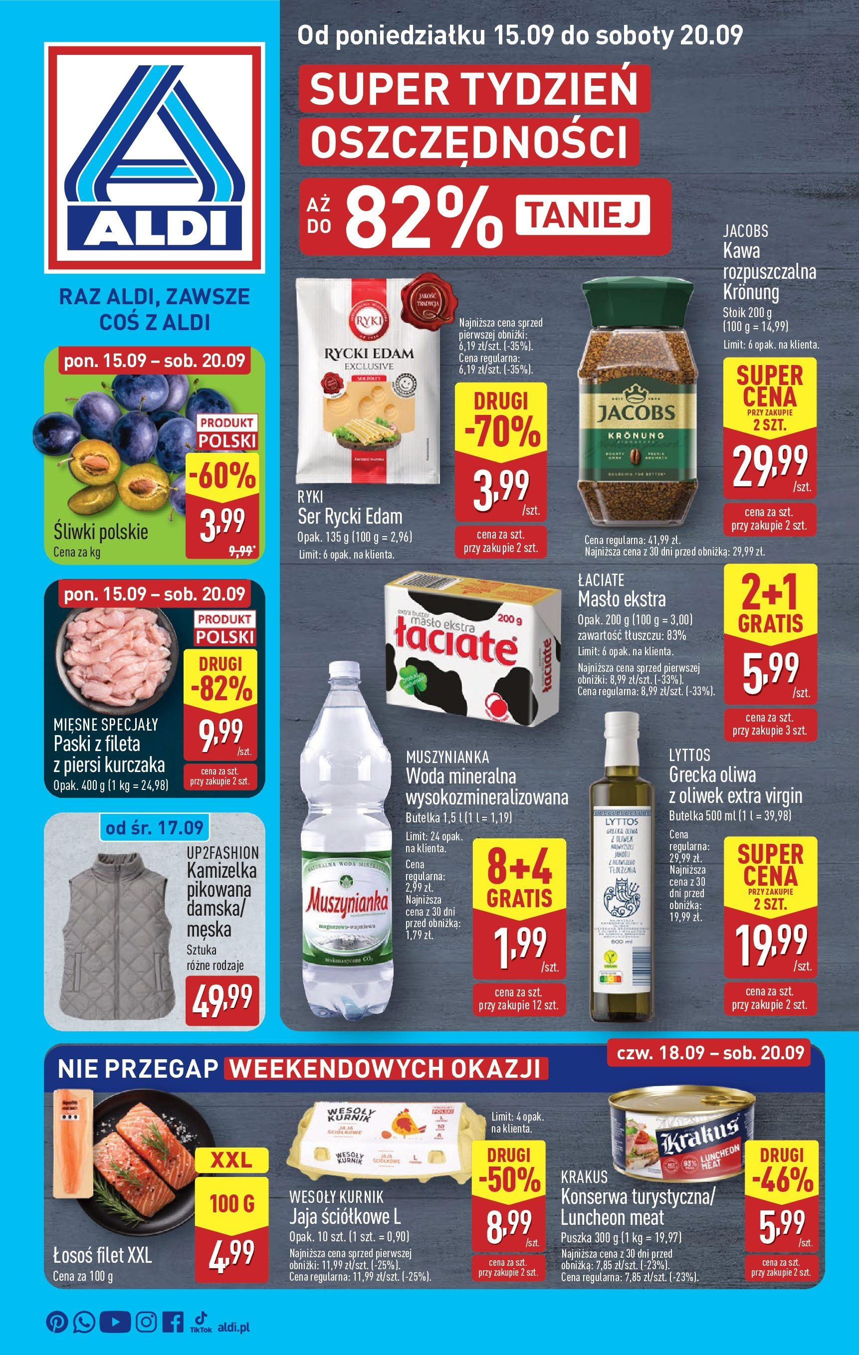Aldi - Super tydzień w ALDI od 15.09 od 14.09.2025 | Nowa PDF gazetka | Strona: 1 Aldi - Super tydzień w ALDI od 15.09 od 14.09.2025 - Ulotka PDF, promocje | Strona: 1