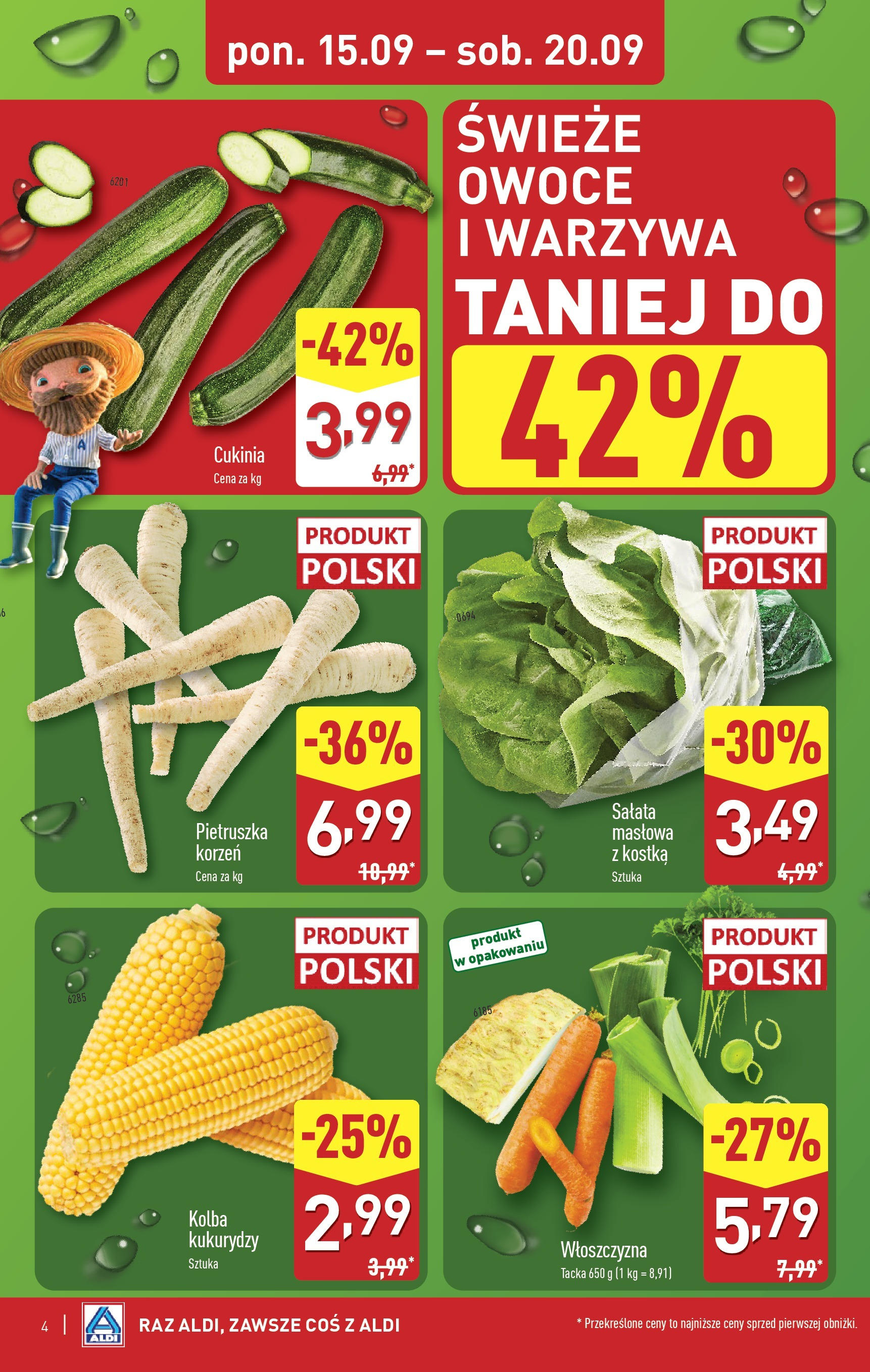 Aldi - Super tydzień w ALDI od 15.09 od 14.09.2025 | Nowa PDF gazetka | Strona: 4 Aldi - Super tydzień w ALDI od 15.09 od 14.09.2025 - Ulotka PDF, promocje | Strona: 4