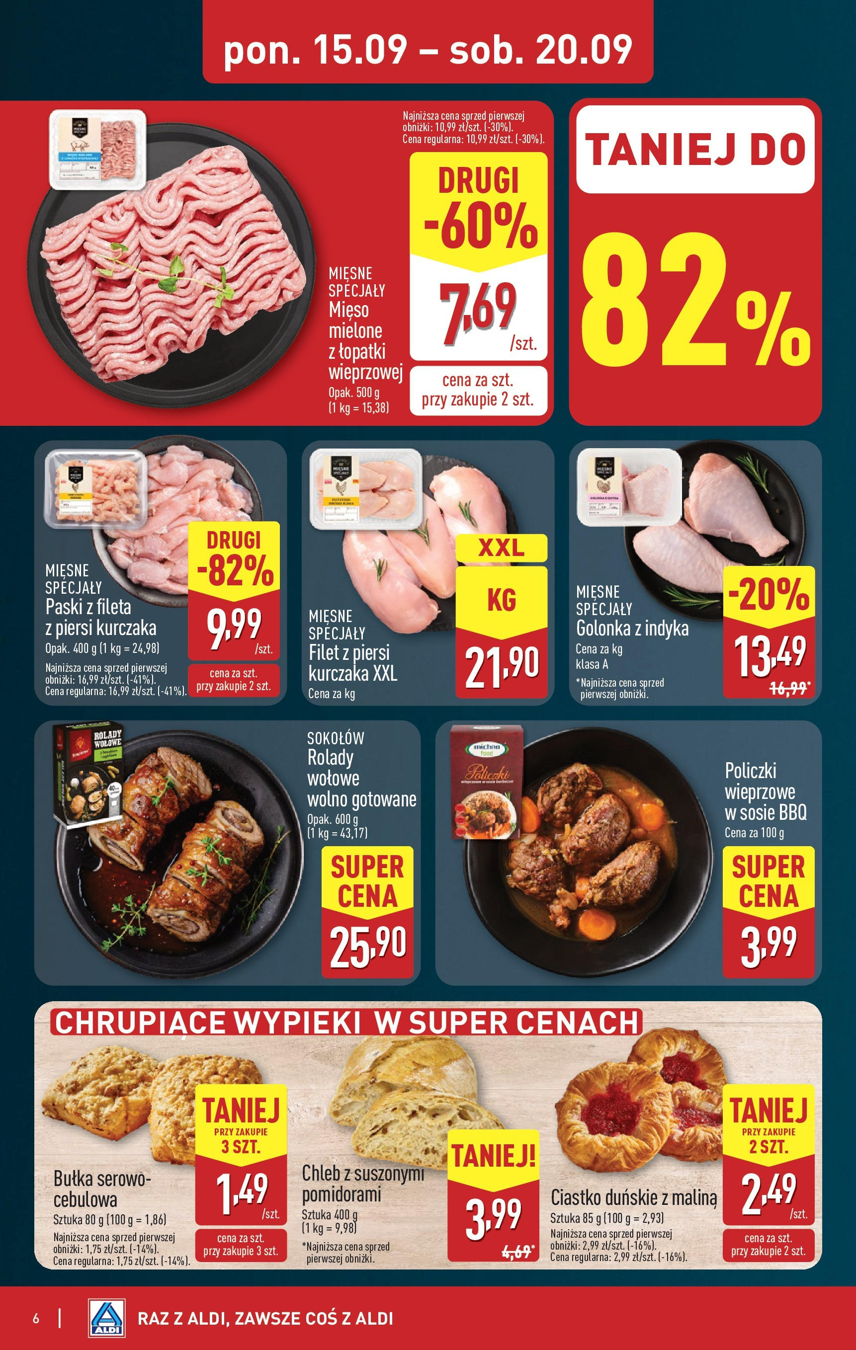 Aldi - Super tydzień w ALDI od 15.09 od 14.09.2025 | Nowa PDF gazetka | Strona: 6 Aldi - Super tydzień w ALDI od 15.09 od 14.09.2025 - Ulotka PDF, promocje | Strona: 6