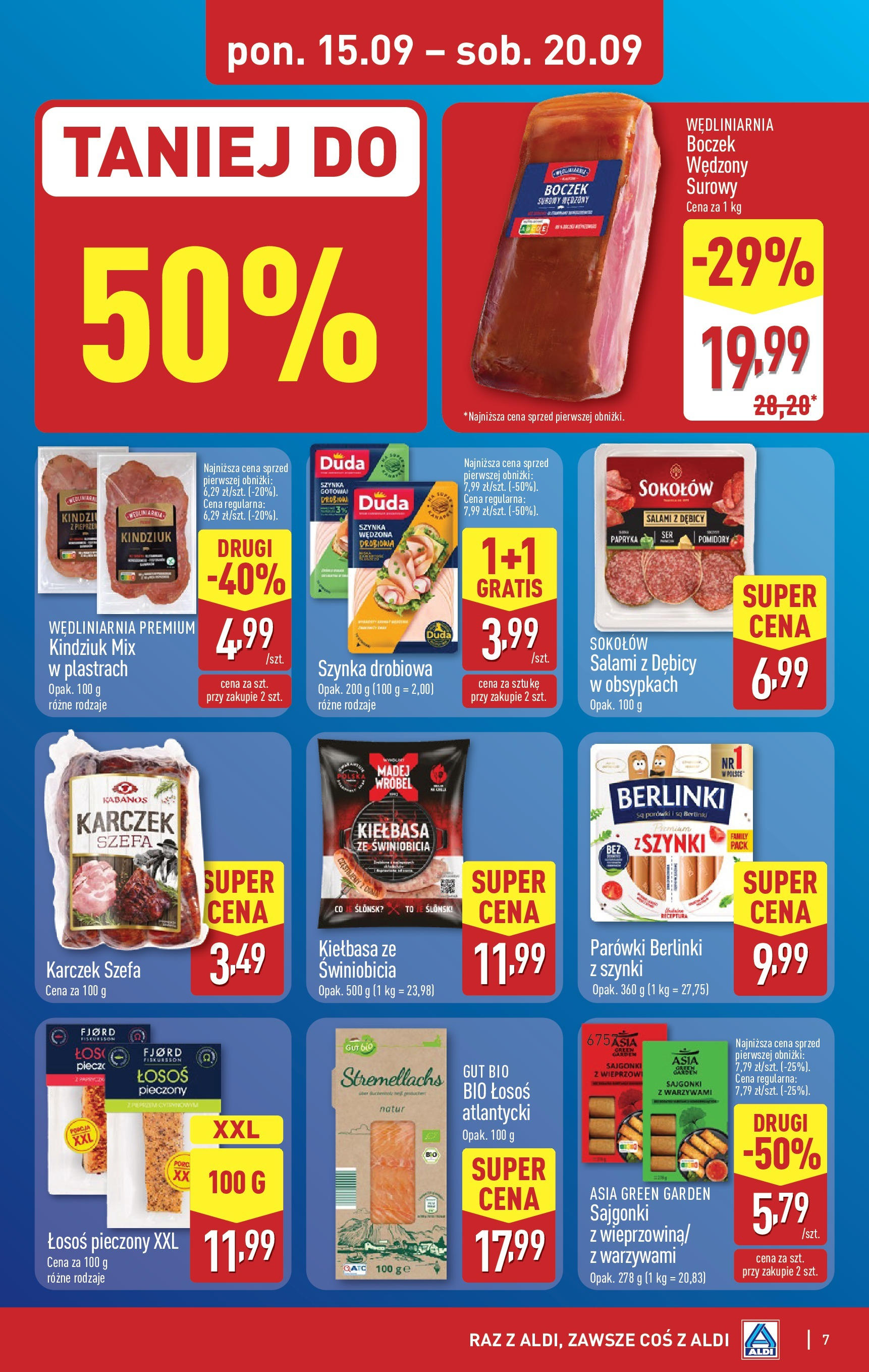 Aldi - Super tydzień w ALDI od 15.09 od 14.09.2025 | Nowa PDF gazetka | Strona: 7 Aldi - Super tydzień w ALDI od 15.09 od 14.09.2025 - Ulotka PDF, promocje | Strona: 7