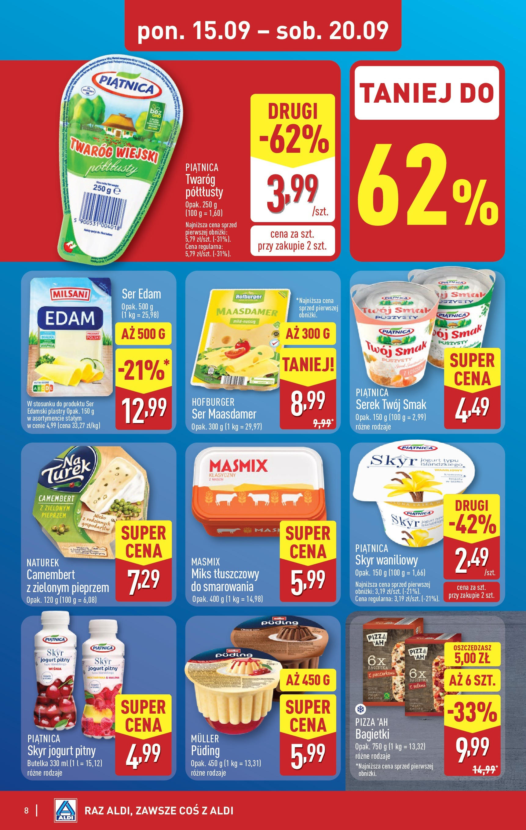 Aldi - Super tydzień w ALDI od 15.09 od 14.09.2025 | Nowa PDF gazetka | Strona: 8 Aldi - Super tydzień w ALDI od 15.09 od 14.09.2025 - Ulotka PDF, promocje | Strona: 8