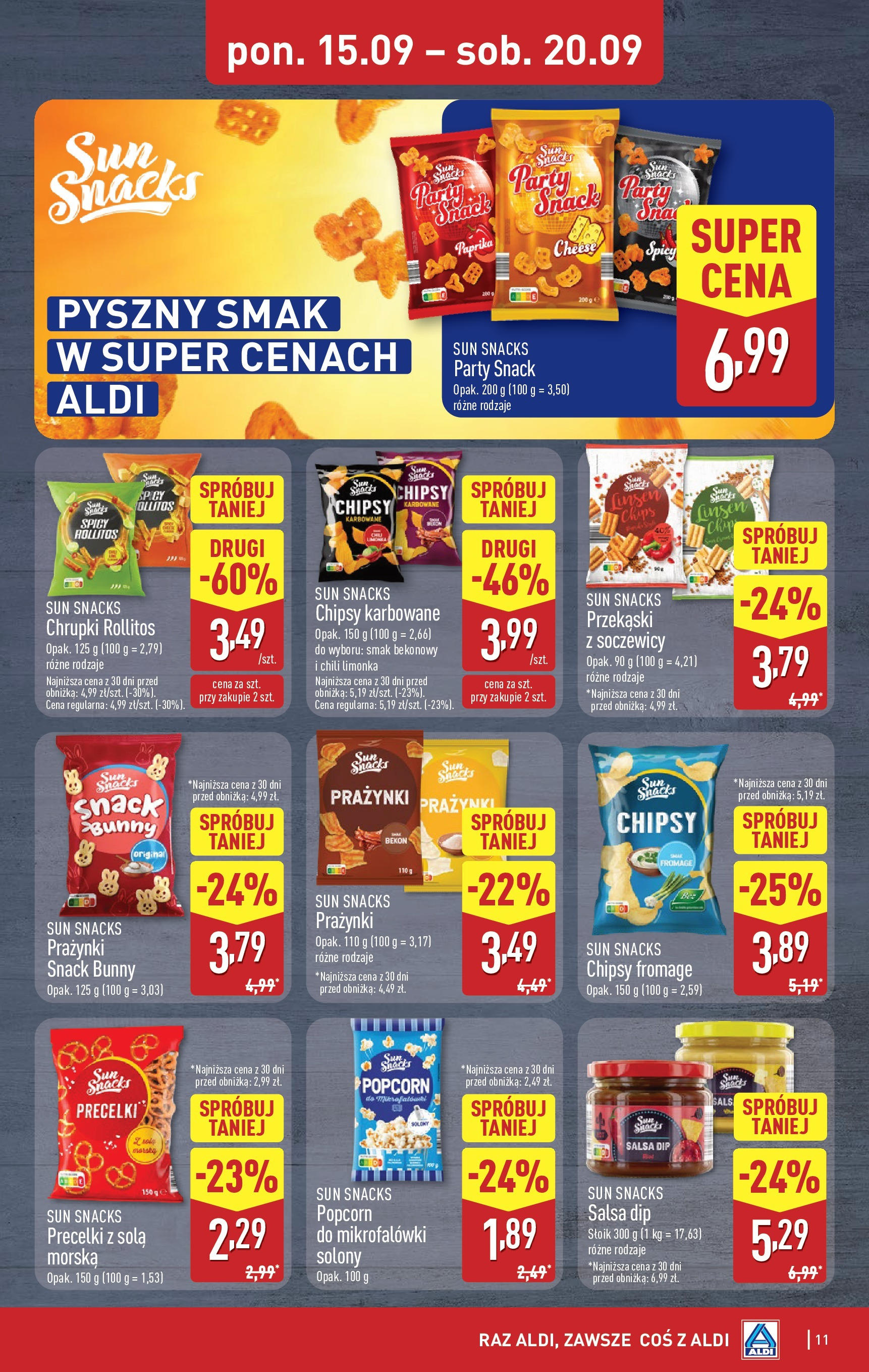 Aldi - Super tydzień w ALDI od 15.09 od 14.09.2025 | Nowa PDF gazetka | Strona: 11 Aldi - Super tydzień w ALDI od 15.09 od 14.09.2025 - Ulotka PDF, promocje | Strona: 11