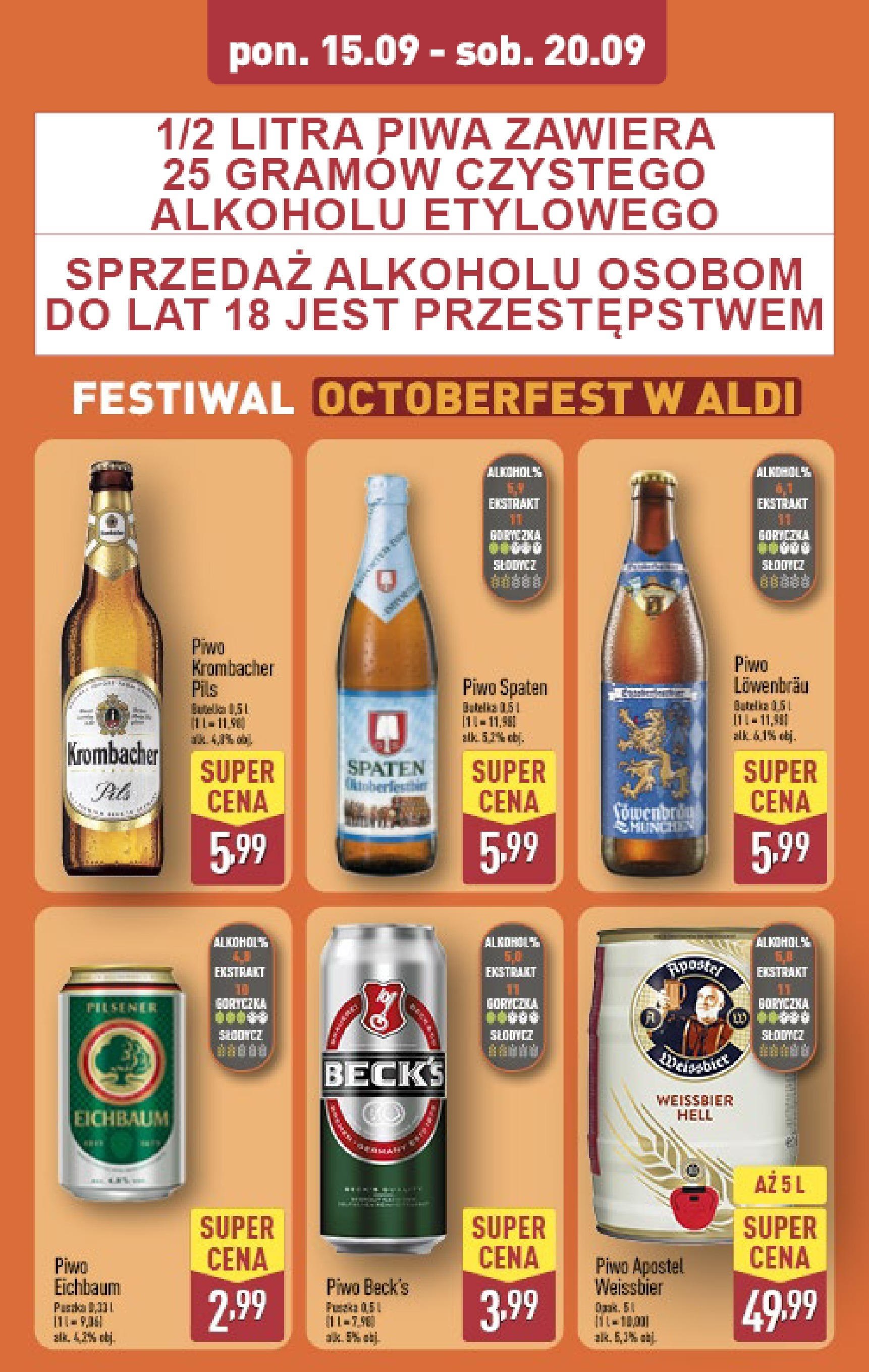 Aldi - Super tydzień w ALDI od 15.09 od 14.09.2025 | Nowa PDF gazetka | Strona: 16 Aldi - Super tydzień w ALDI od 15.09 od 14.09.2025 - Ulotka PDF, promocje | Strona: 16