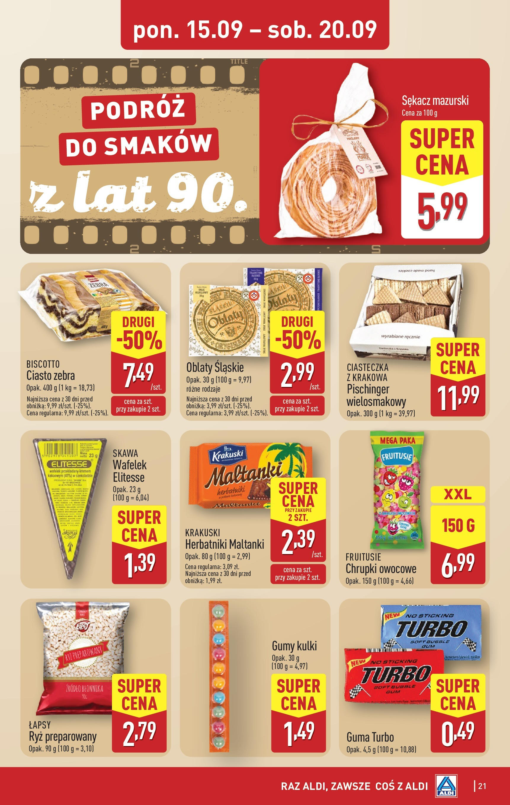 Aldi - Super tydzień w ALDI od 15.09 od 14.09.2025 | Nowa PDF gazetka | Strona: 21 Aldi - Super tydzień w ALDI od 15.09 od 14.09.2025 - Ulotka PDF, promocje | Strona: 21