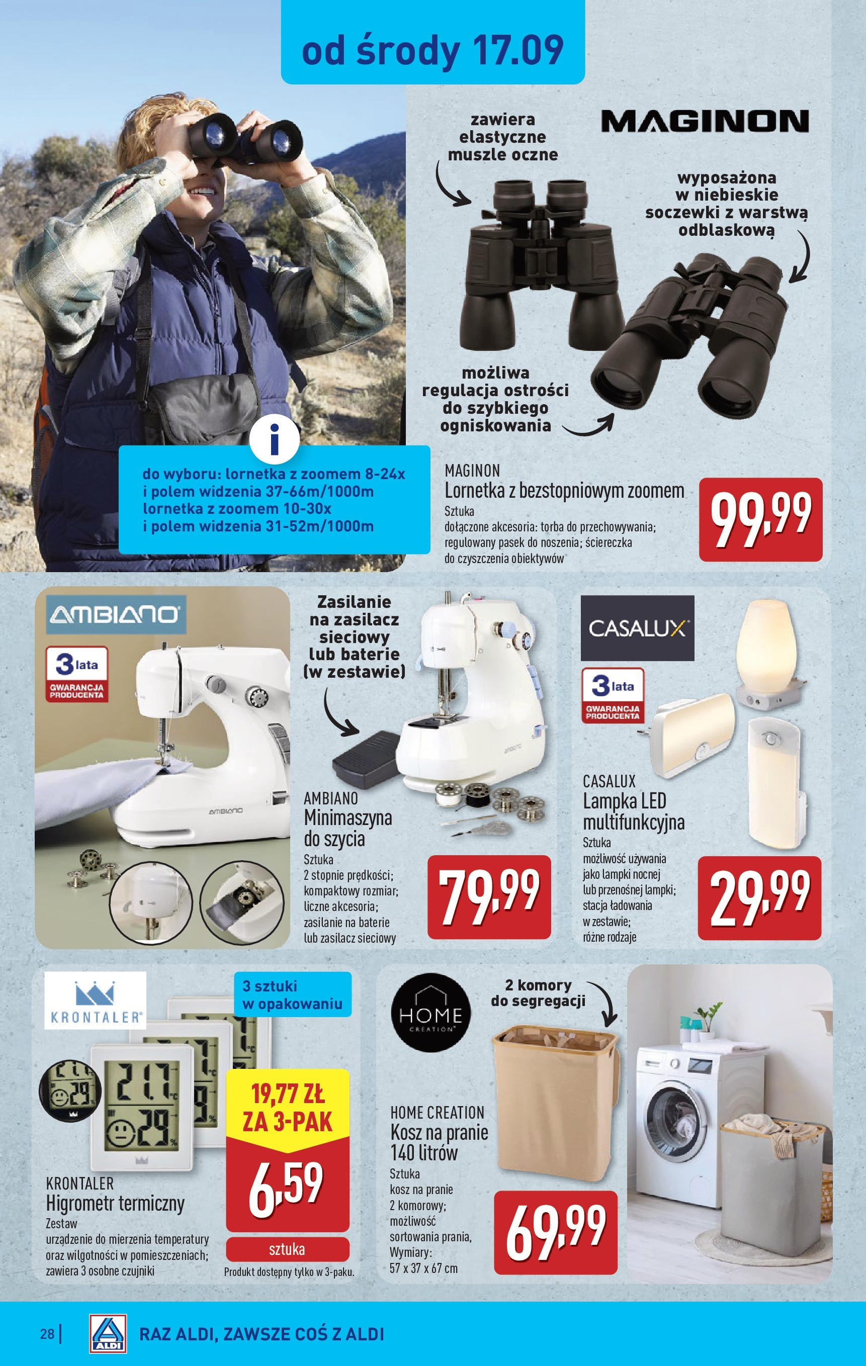 Aldi - Super tydzień w ALDI od 15.09 od 14.09.2025 | Nowa PDF gazetka | Strona: 28 Aldi - Super tydzień w ALDI od 15.09 od 14.09.2025 - Ulotka PDF, promocje | Strona: 28
