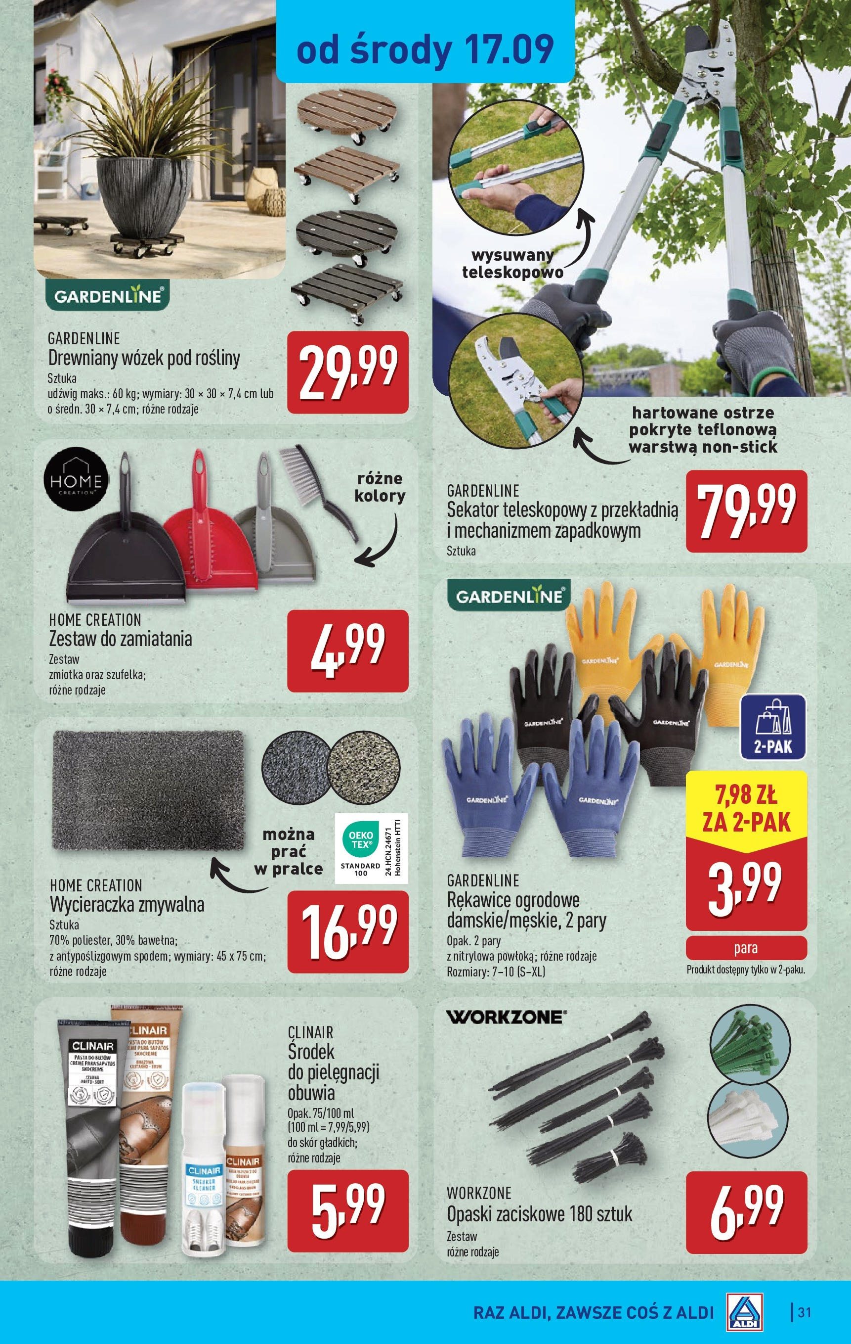 Aldi - Super tydzień w ALDI od 15.09 od 14.09.2025 | Nowa PDF gazetka | Strona: 31 Aldi - Super tydzień w ALDI od 15.09 od 14.09.2025 - Ulotka PDF, promocje | Strona: 31
