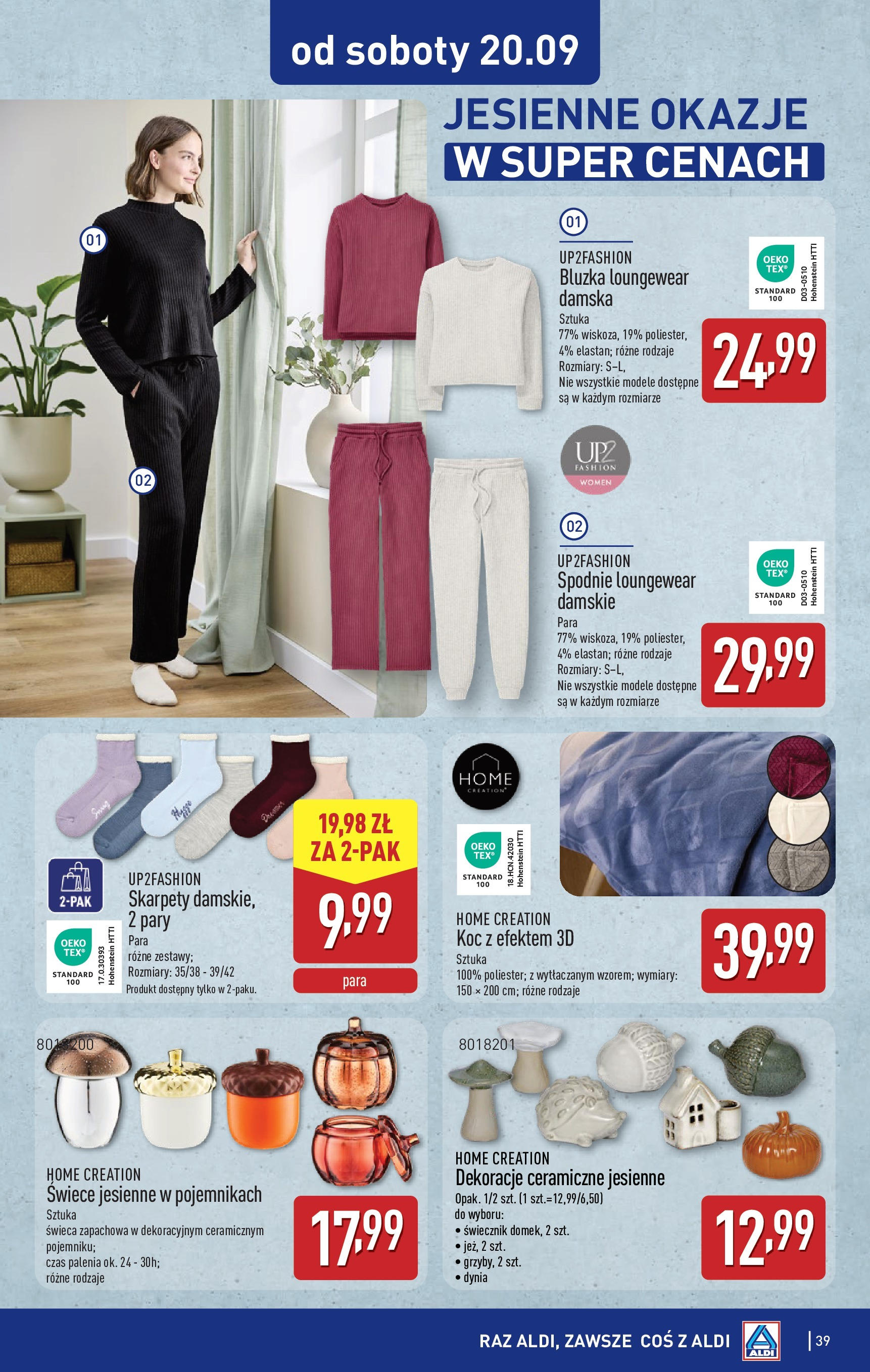 Aldi - Super tydzień w ALDI od 15.09 od 14.09.2025 | Nowa PDF gazetka | Strona: 39 Aldi - Super tydzień w ALDI od 15.09 od 14.09.2025 - Ulotka PDF, promocje | Strona: 39