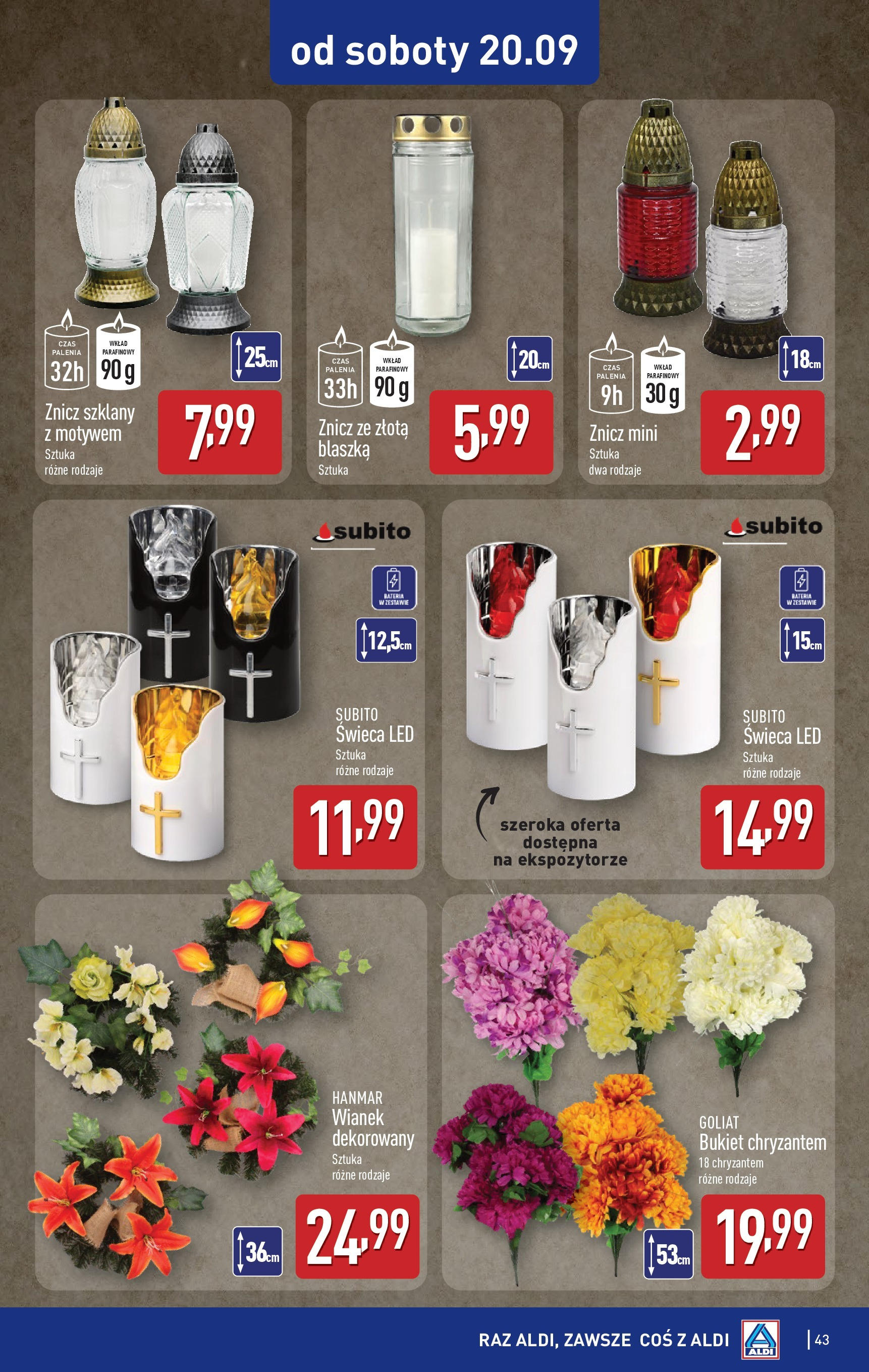 Aldi - Super tydzień w ALDI od 15.09 od 14.09.2025 | Nowa PDF gazetka | Strona: 43 Aldi - Super tydzień w ALDI od 15.09 od 14.09.2025 - Ulotka PDF, promocje | Strona: 43
