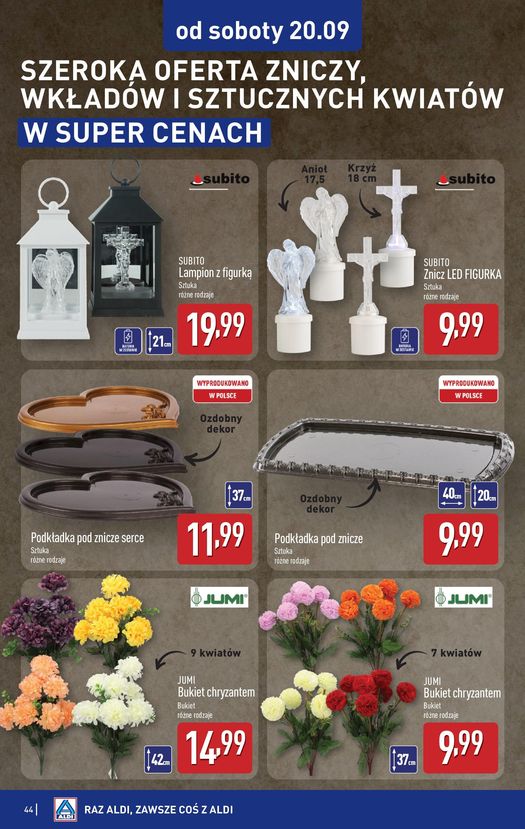 Aldi - Super tydzień w ALDI od 15.09 od 14.09.2025 | Nowa PDF gazetka | Strona: 44 Aldi - Super tydzień w ALDI od 15.09 od 14.09.2025 - Ulotka PDF, promocje | Strona: 44