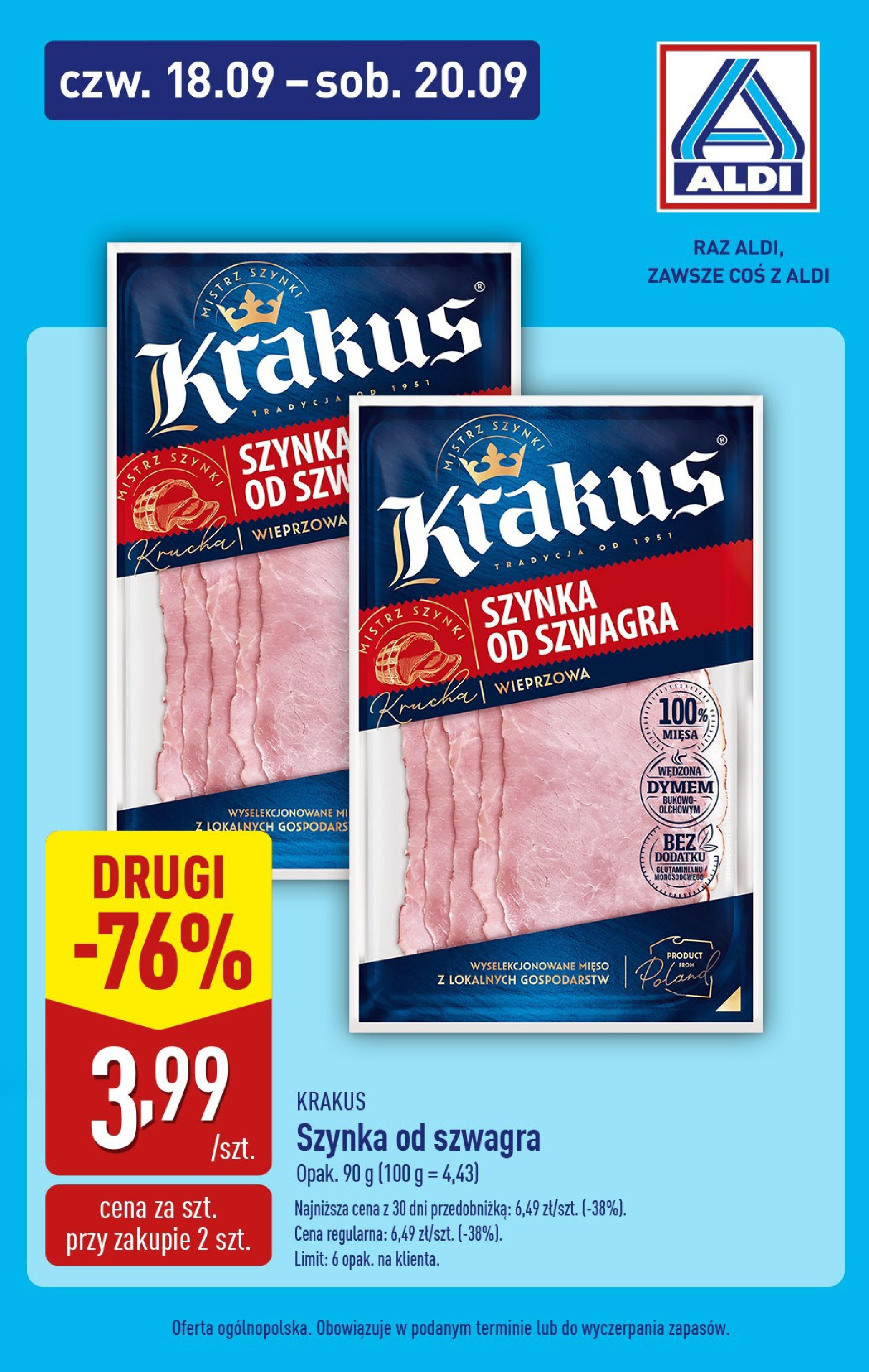 Aldi - Najlepsze promocje od czwartku w ALDI od 17.09.2025 - Ulotka PDF, promocje | Strona: 2