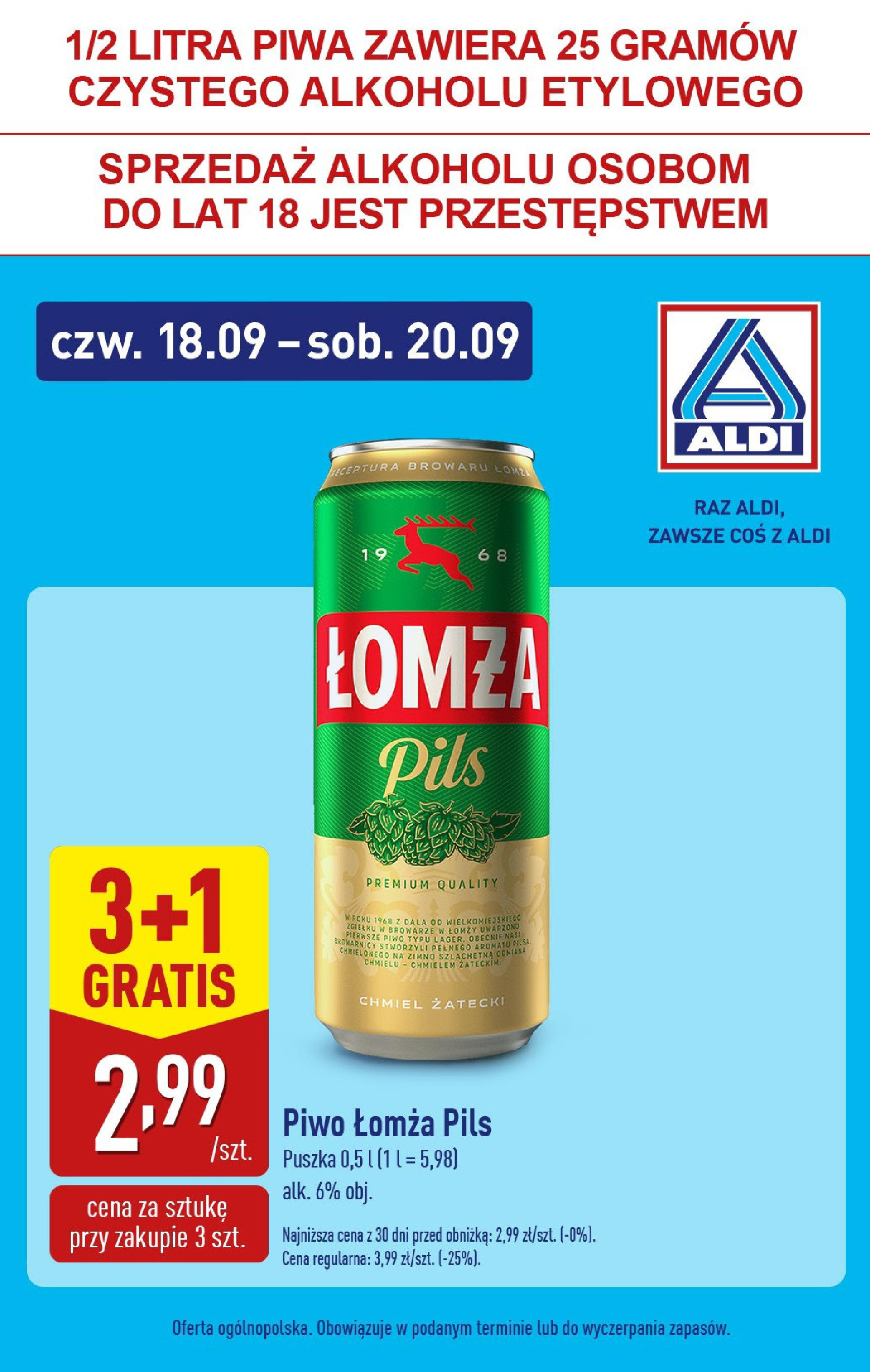 Aldi - Najlepsze promocje od czwartku w ALDI od 17.09.2025 - Ulotka PDF, promocje | Strona: 8