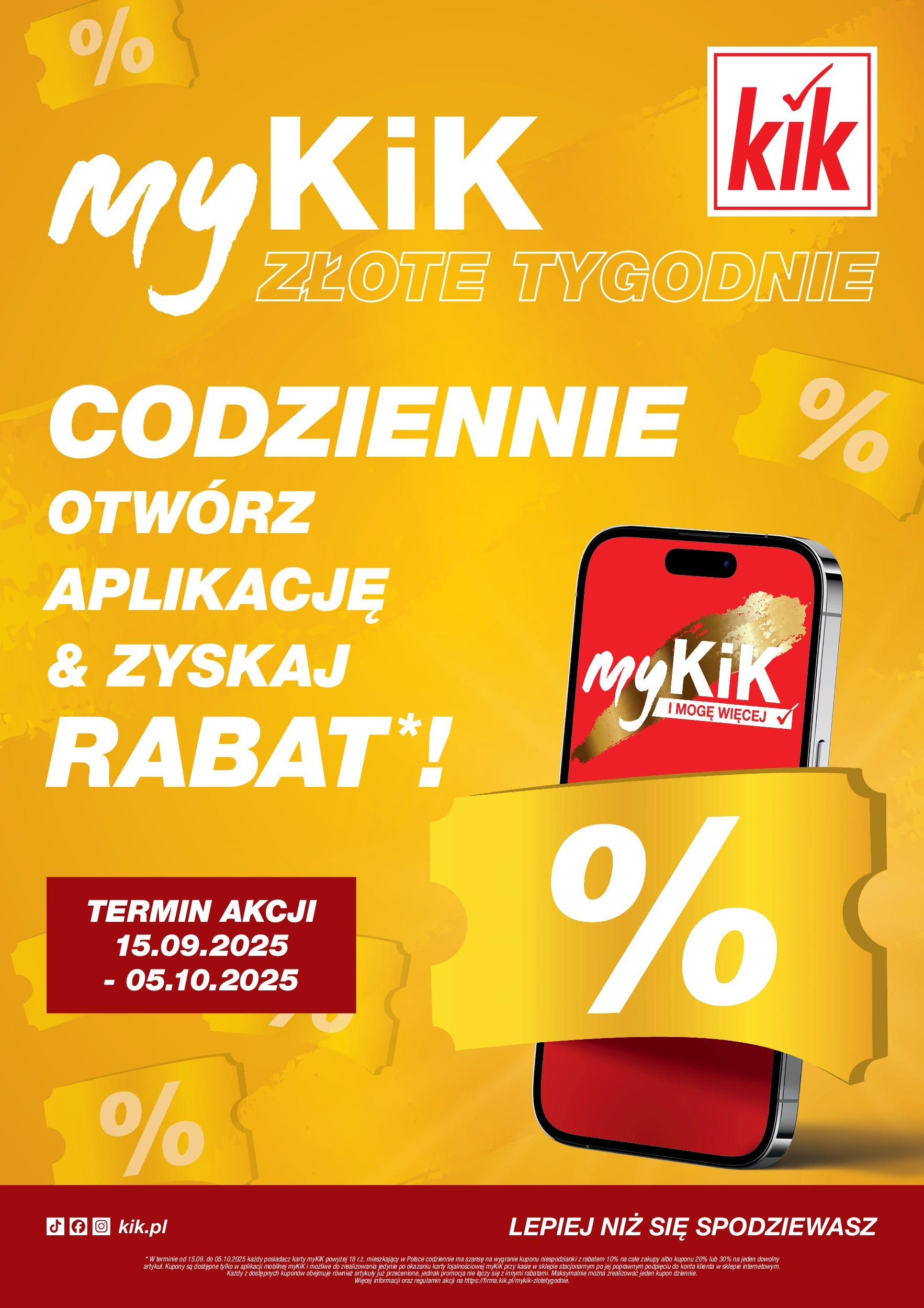 Kik gazetka aktualna 15.09.2025 || Promocyjna gazetka online | Strona: 1 Kik gazetka od 15.09.2025 - Aktualna gazetka online | Strona: 1