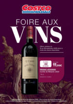 Costco Foire aux vins - au 28.09.2025