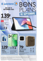 E.Leclerc BONS PLANS SEPTEMBRE - au 13.09.2025