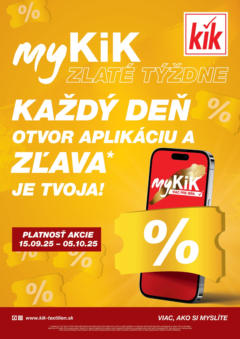 Kik leták platný od 14.09.2025