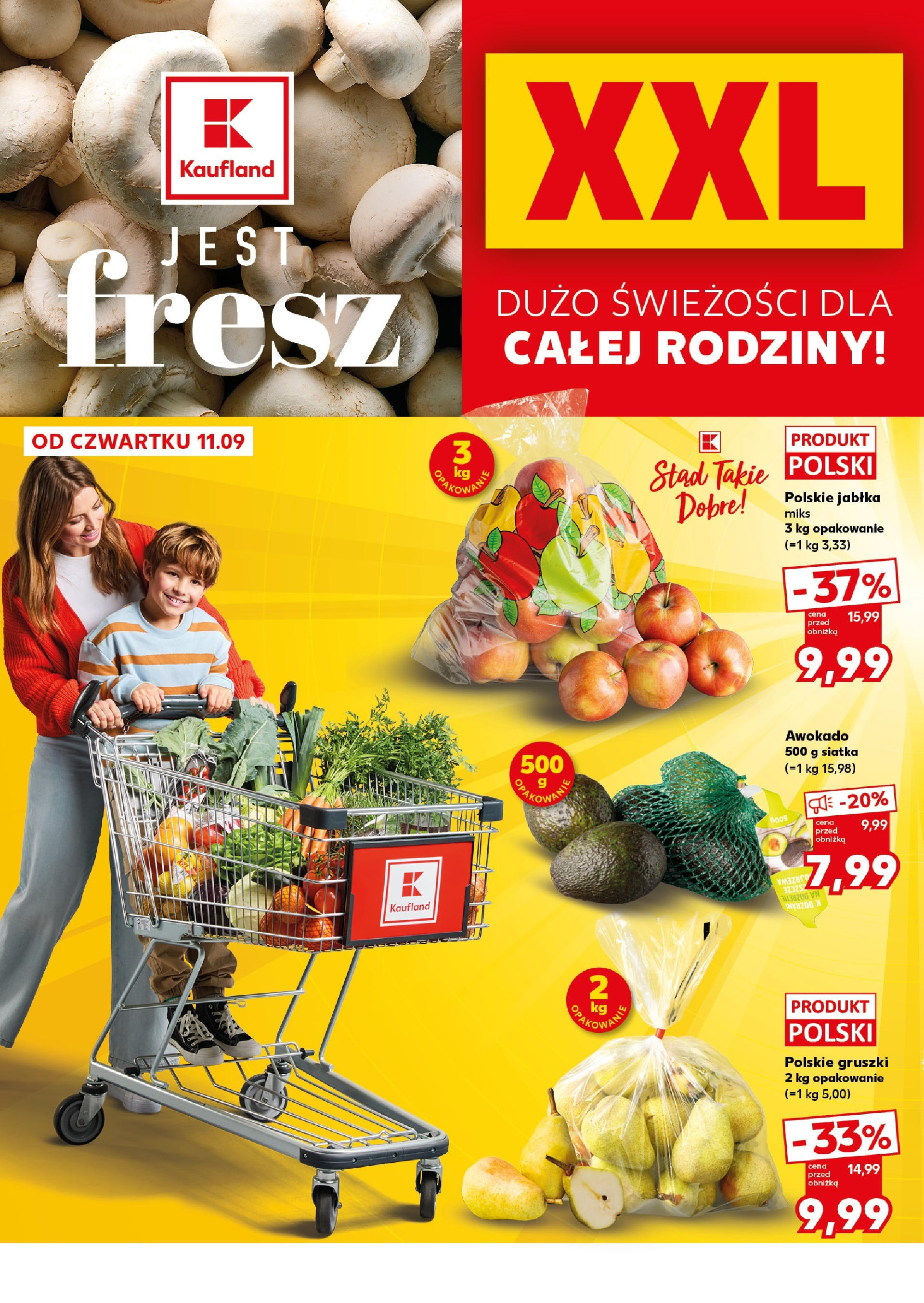 Kaufland - Kaufland Super Sobota ważne do 13.09 od 12.09.2025 - od jutra PDF | Strona: 6 | Produkty: Siatka, Jabłka, Awokado