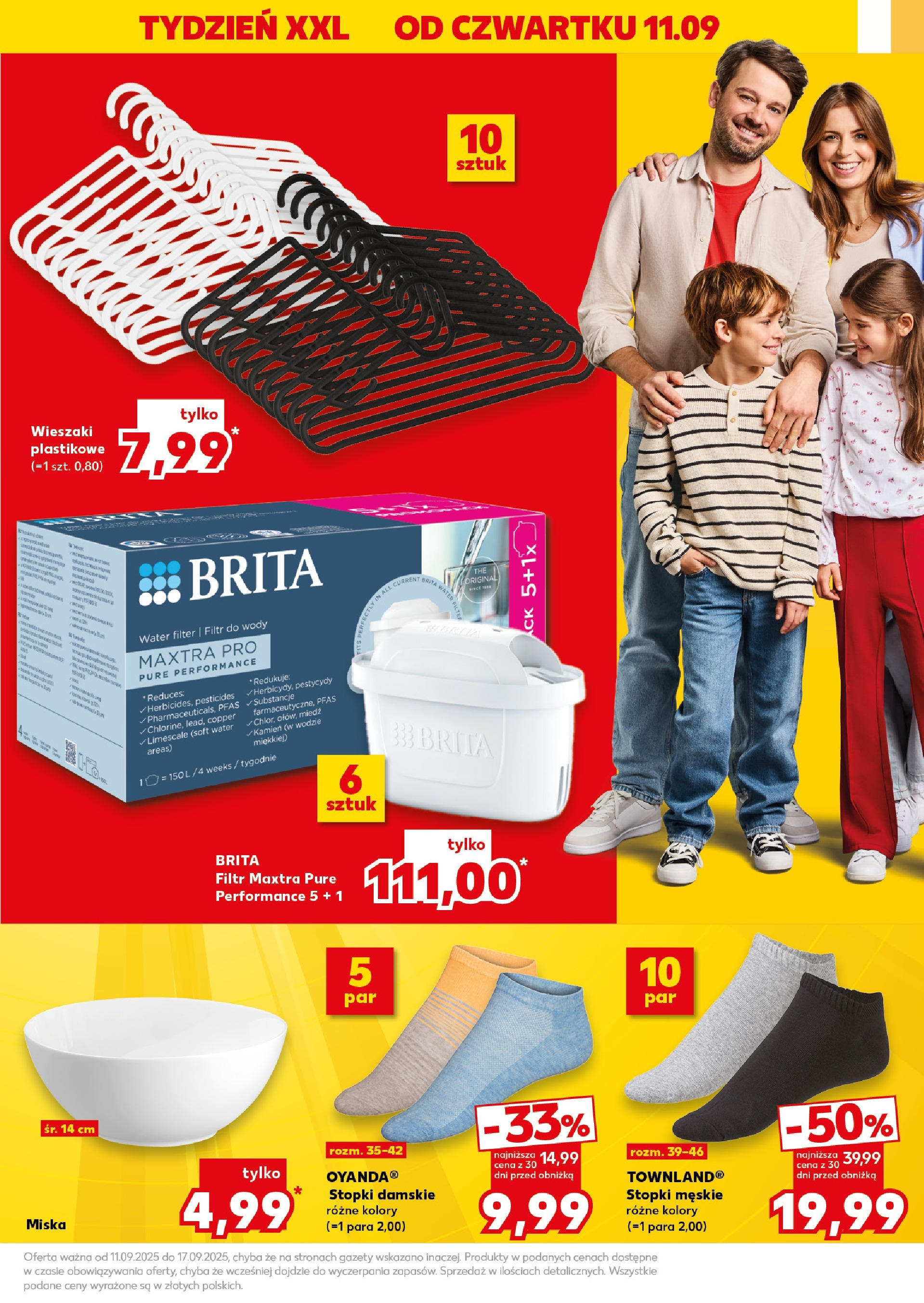 Kaufland - Kaufland Super Sobota ważne do 13.09 od 12.09.2025 - od jutra PDF | Strona: 13 | Produkty: Filtr do wody, Wieszaki