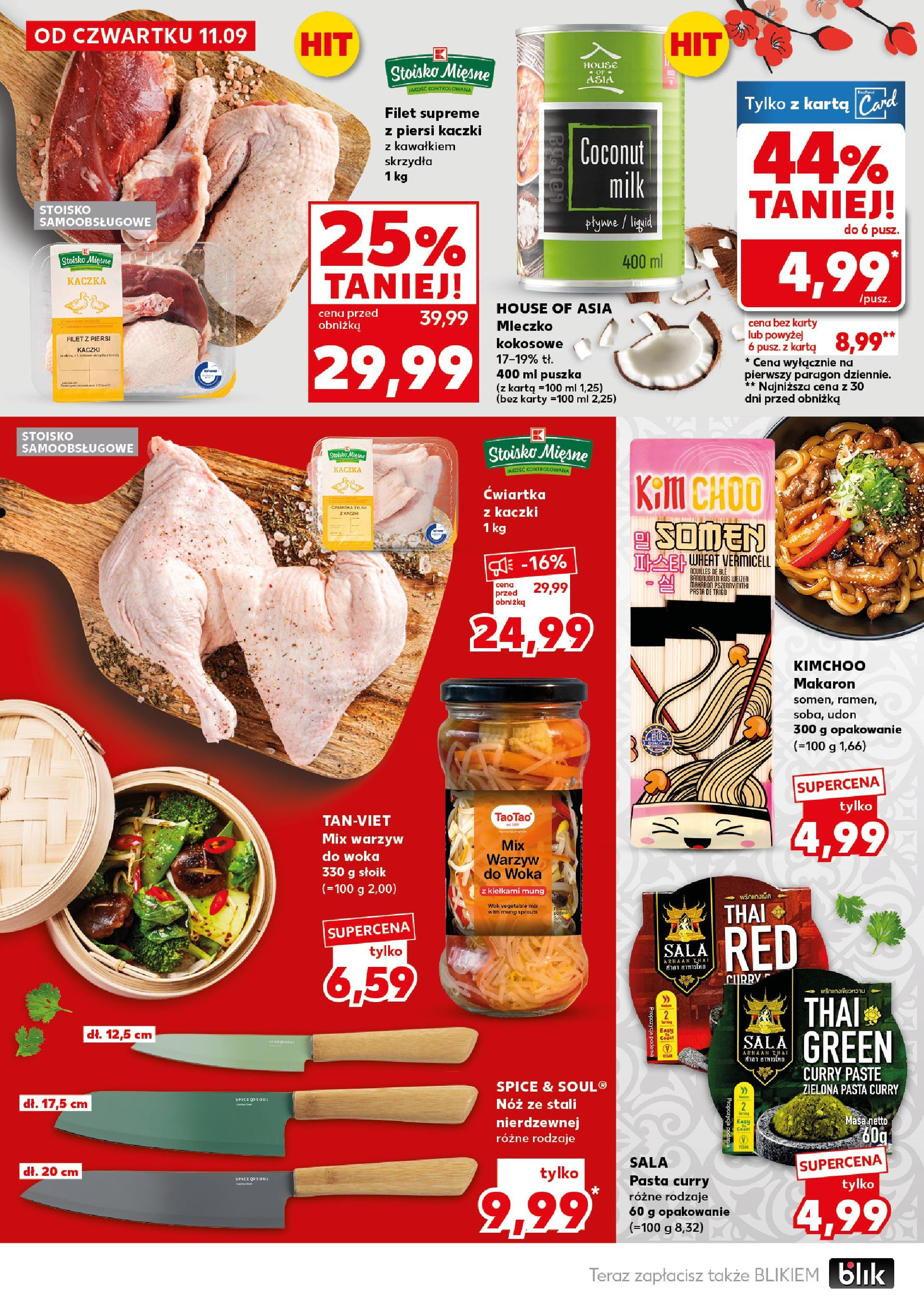 Kaufland - Kaufland Super Sobota ważne do 13.09 od 12.09.2025 - od jutra PDF | Strona: 16 | Produkty: Curry, Kaczka, Pasta curry, Makaron