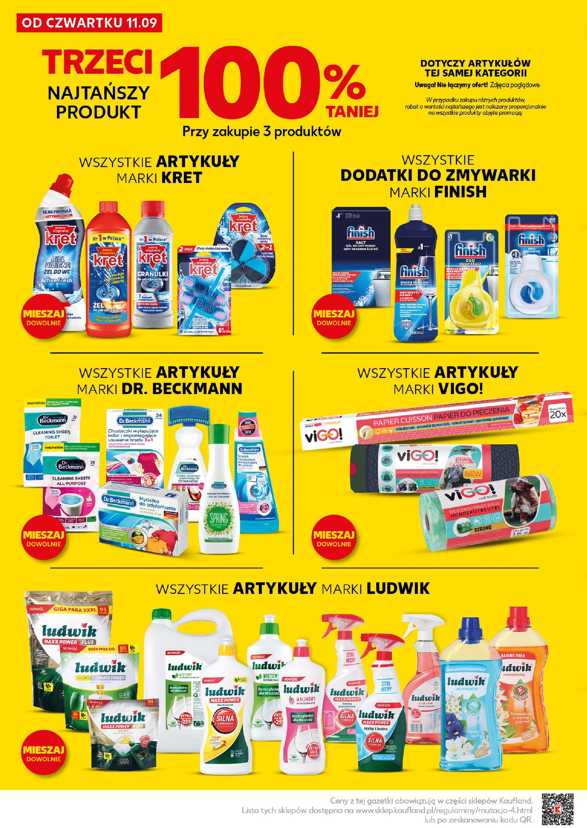 Kaufland - Kaufland Super Sobota ważne do 13.09 od 12.09.2025 - od jutra PDF | Strona: 24 | Produkty: Papier do pieczenia, Sól do zmywarki, Finish, Sól