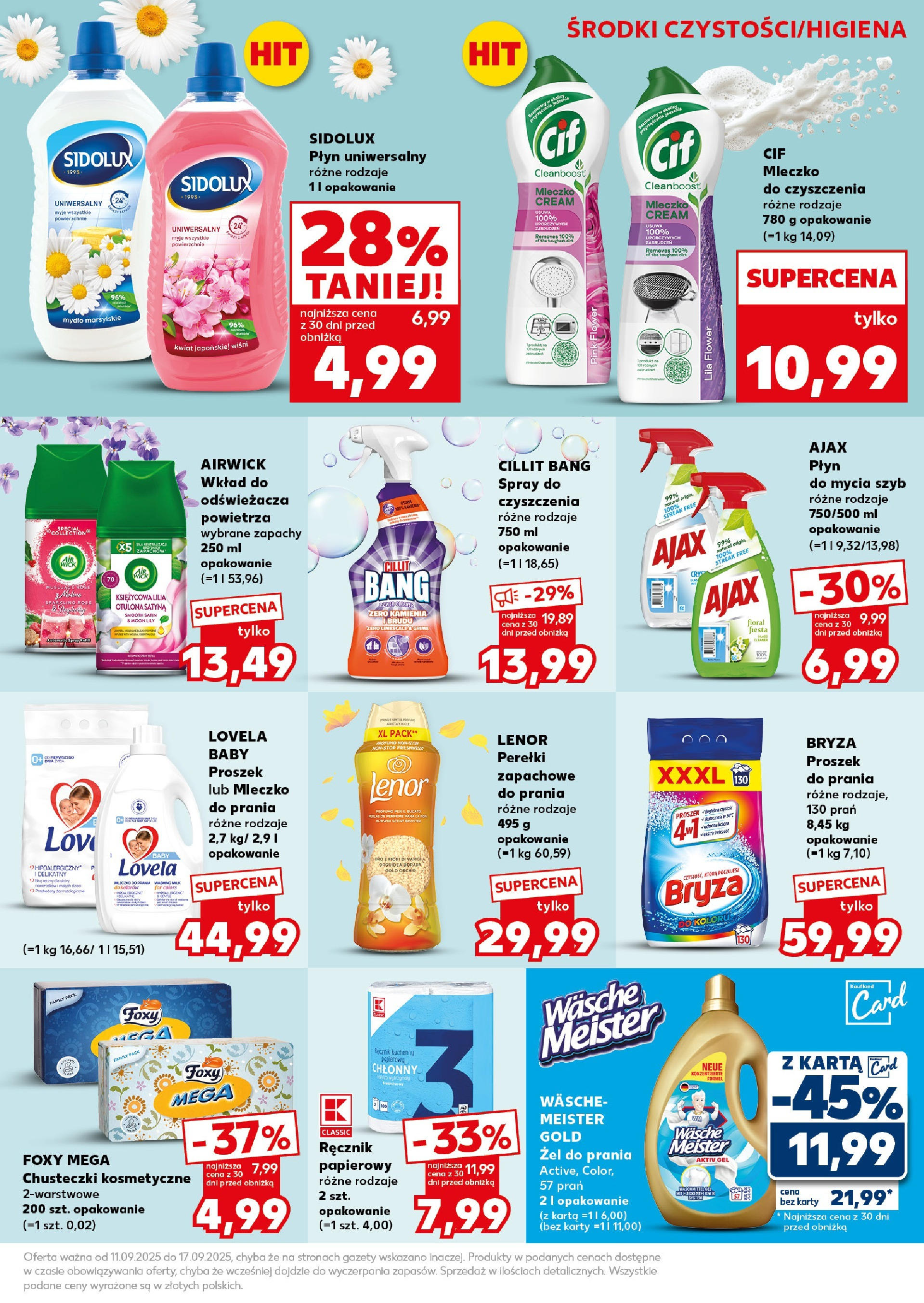 Kaufland - Kaufland Super Sobota ważne do 13.09 od 12.09.2025 - od jutra PDF | Strona: 25 | Produkty: Karta, Lovela