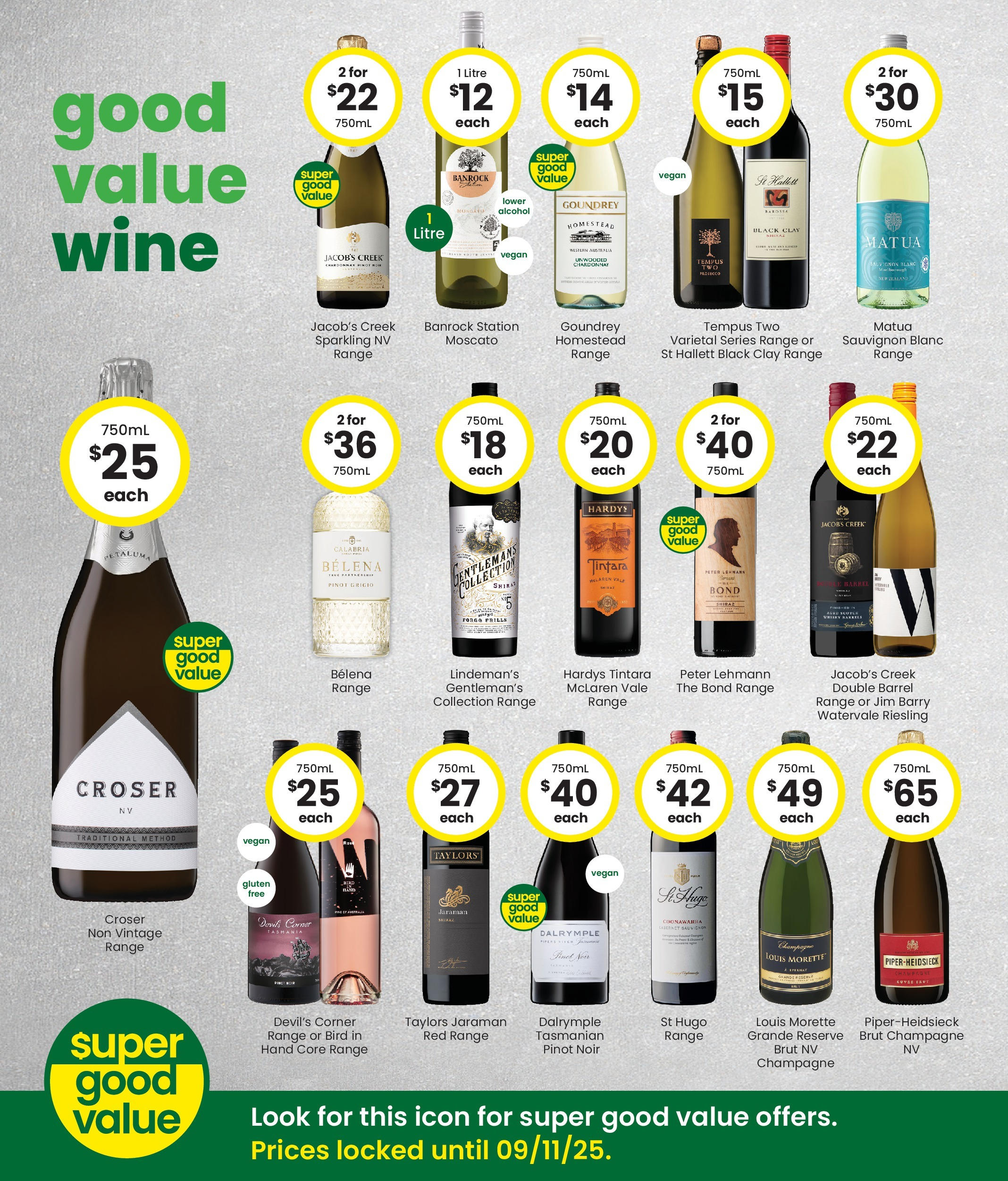 The Bottle-O - Good Value Booze, For Good Value Fans. 15/09 - 14/09/2025 > weekly / monthly specials | Page: 6 | Products: Wine, Clay
