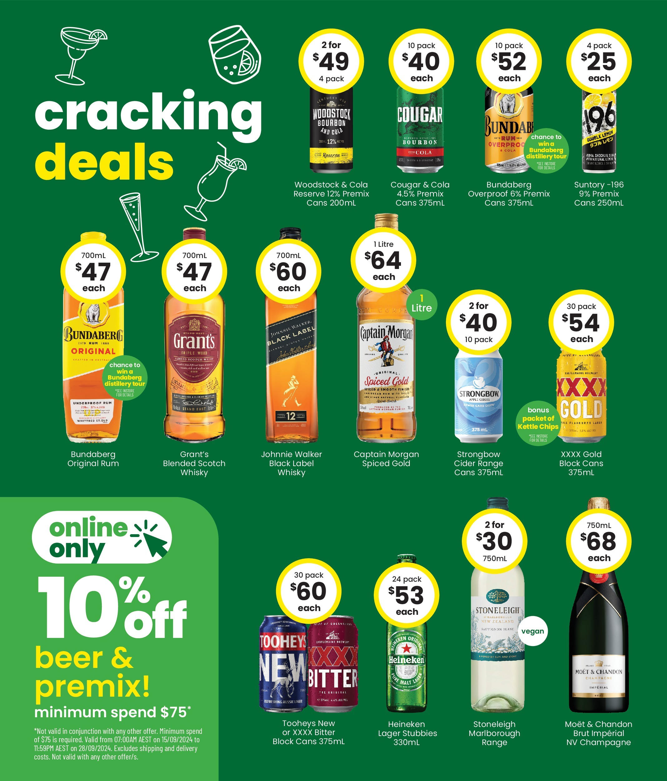 The Bottle-O - Good Value Booze, For Good Value Fans. 15/09 - 14/09/2025 > weekly / monthly specials | Page: 2 | Products: Chips, Wood, Lemon, Scotch