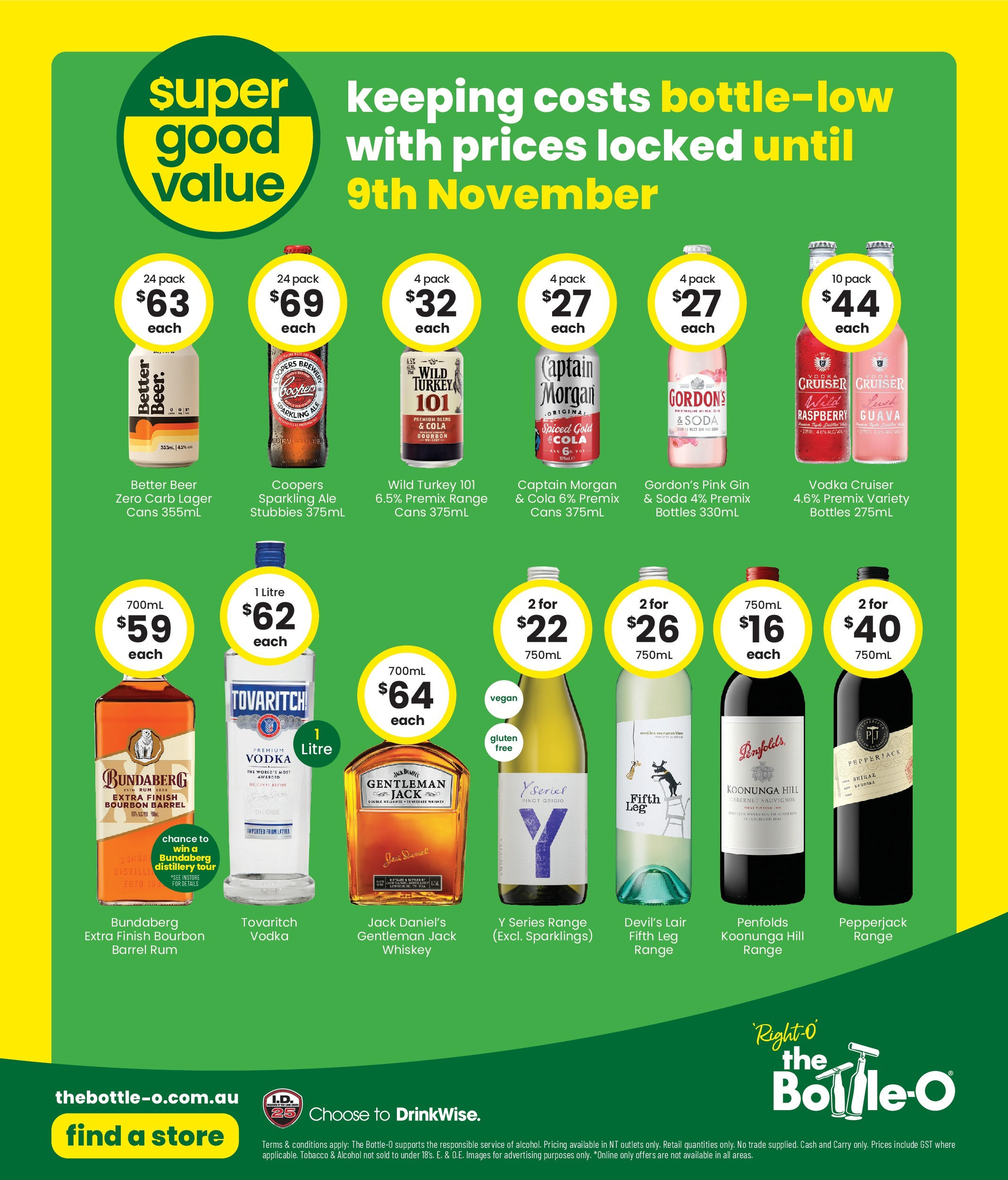 The Bottle-O - Good Value Booze, For Good Value Fans. 15/09 - 14/09/2025 > weekly / monthly specials | Page: 8 | Products: Beer, Bourbon, Turkey, Raspberry