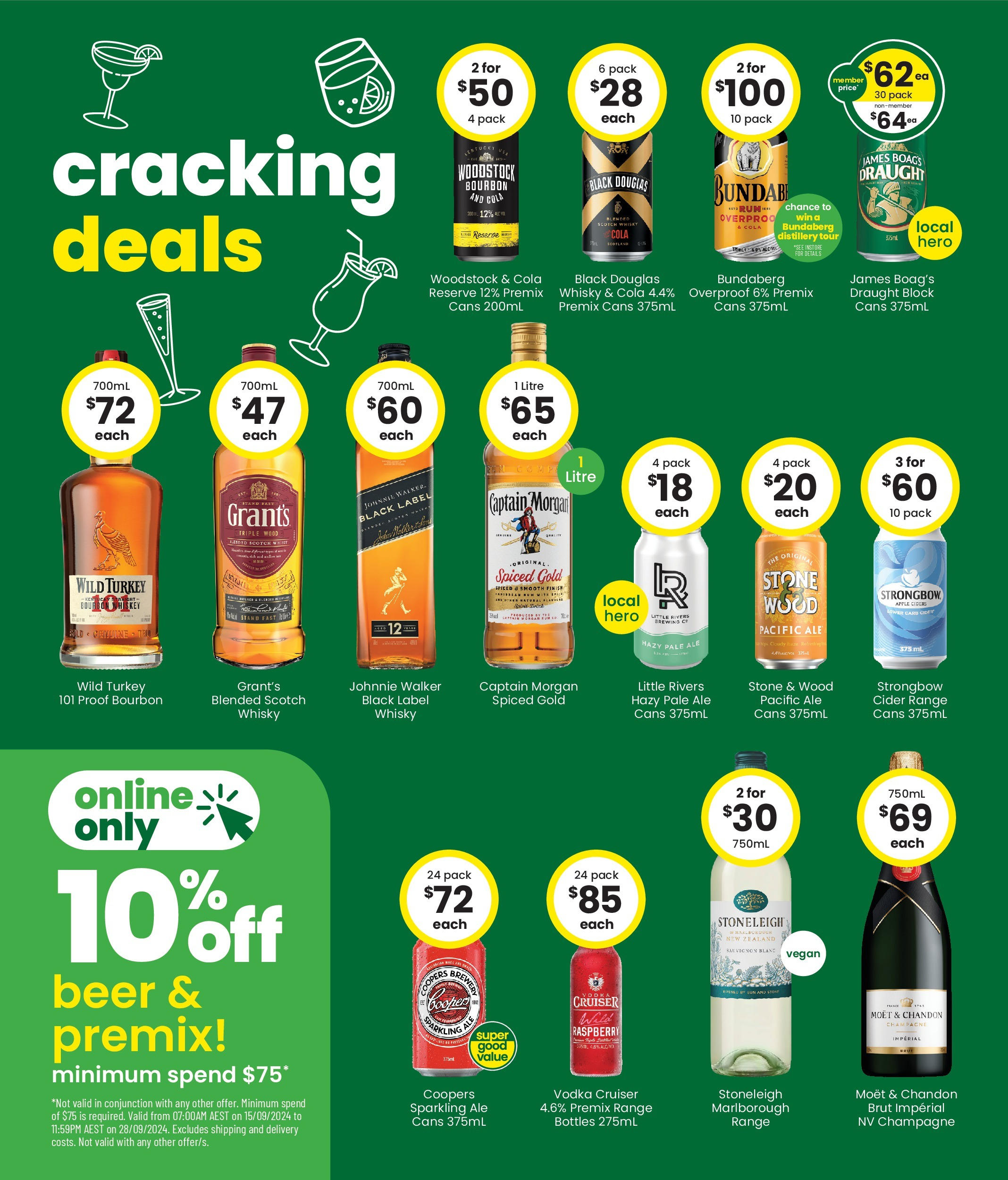 The Bottle-O - Good Value Booze, For Good Value Fans. 15/09 - 14/09/2025 > weekly / monthly specials | Page: 3 | Products: Beer, Bourbon, Scotch, Turkey