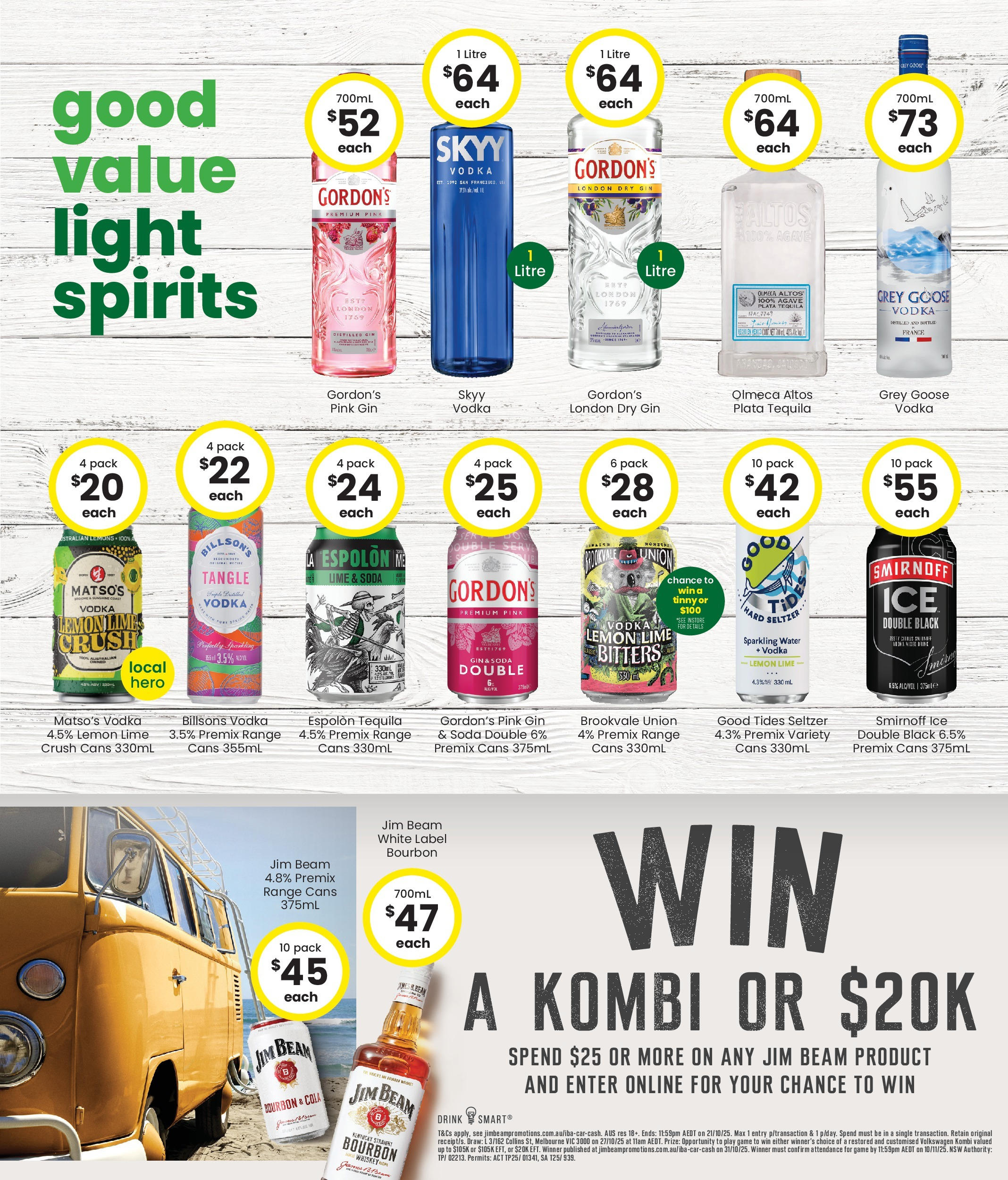 The Bottle-O - Good Value Booze, For Good Value Fans. 15/09 - 14/09/2025 > weekly / monthly specials | Page: 5 | Products: Whiskey, Water, Lemon, Lime