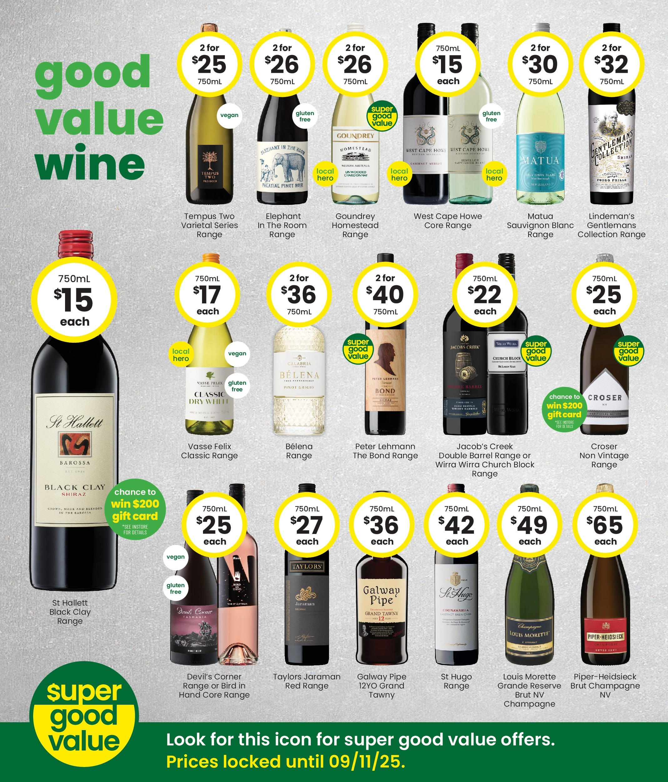 The Bottle-O - Good Value Booze, For Good Value Fans. 15/09 - 14/09/2025 > weekly / monthly specials | Page: 6 | Products: Wine, Clay