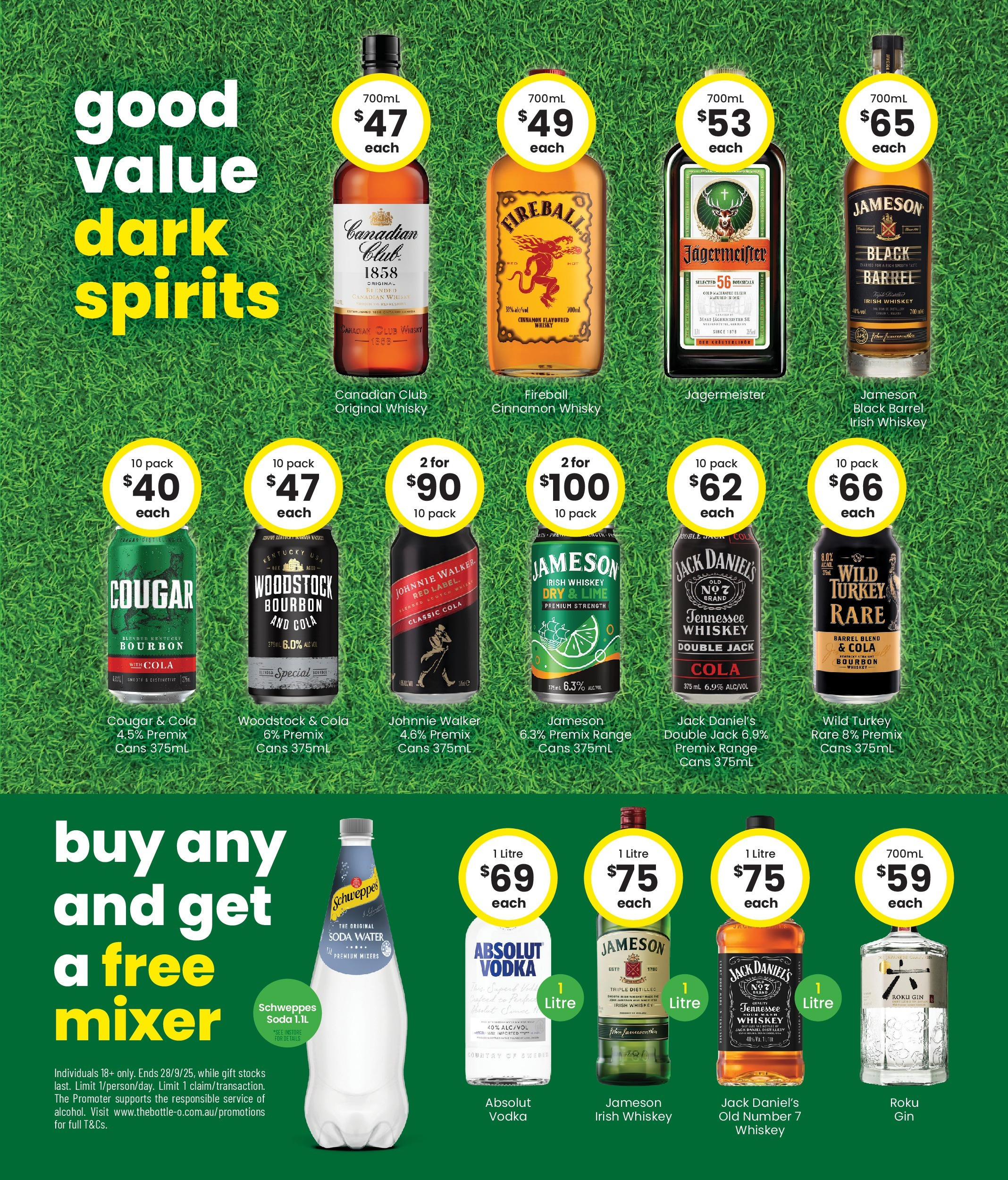The Bottle-O - Good Value Booze, For Good Value Fans. 15/09 - 14/09/2025 > weekly / monthly specials | Page: 5 | Products: Gin, Whiskey, Turkey, Lime
