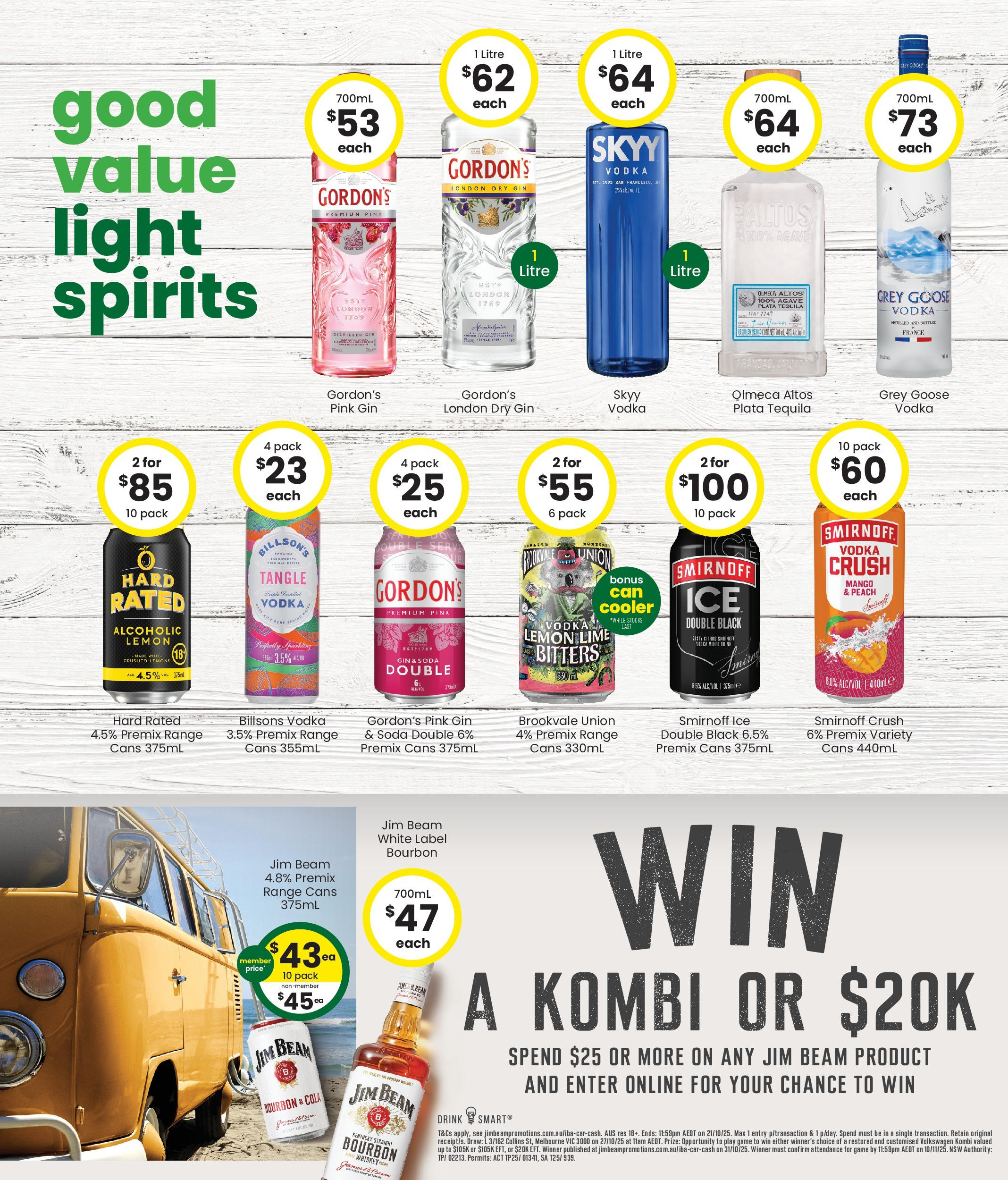 The Bottle-O - Good Value Booze, For Good Value Fans. 15/09 - 14/09/2025 > weekly / monthly specials | Page: 6 | Products: Light, Lemon, Mango, Peach